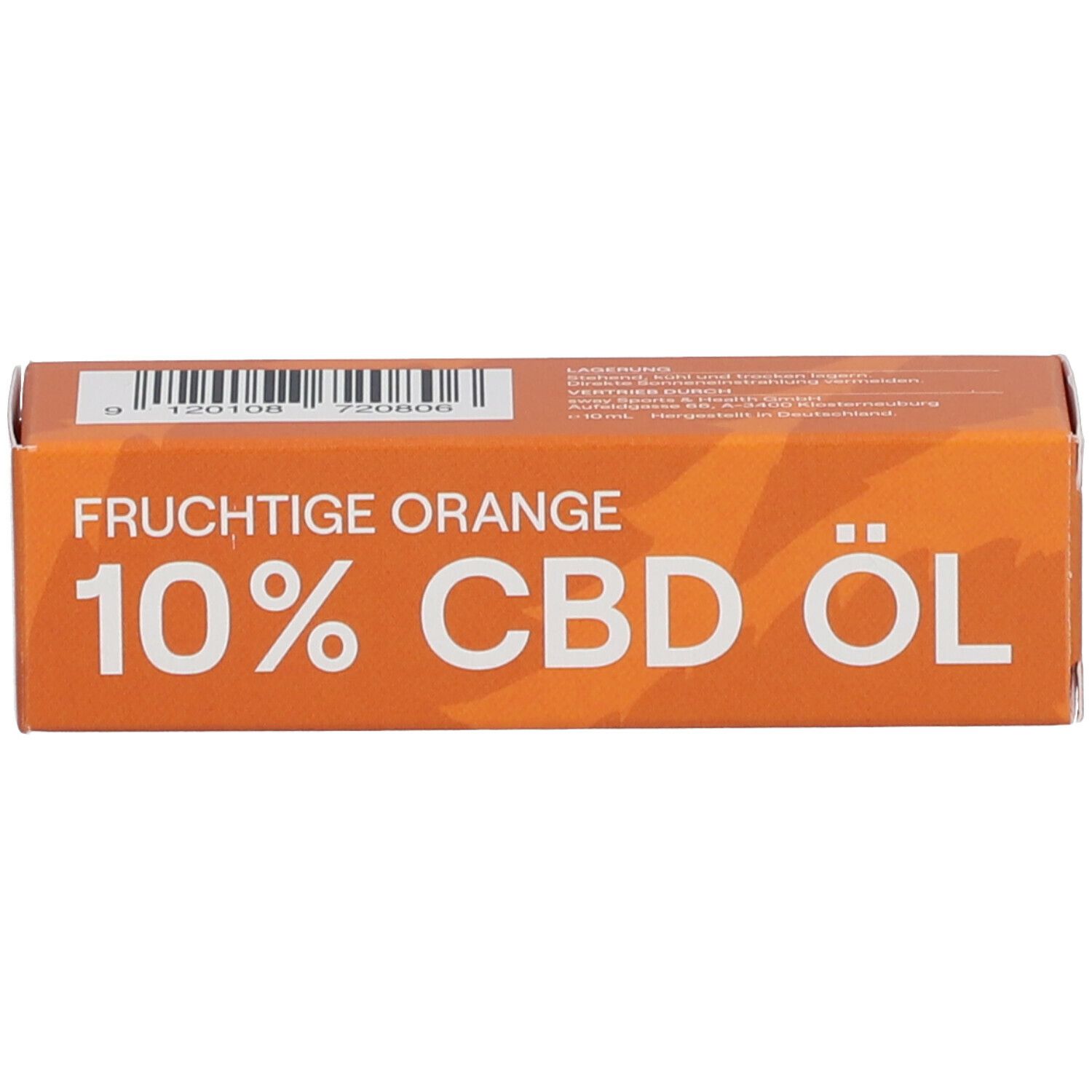 sway 10% CBD Oil Orange
