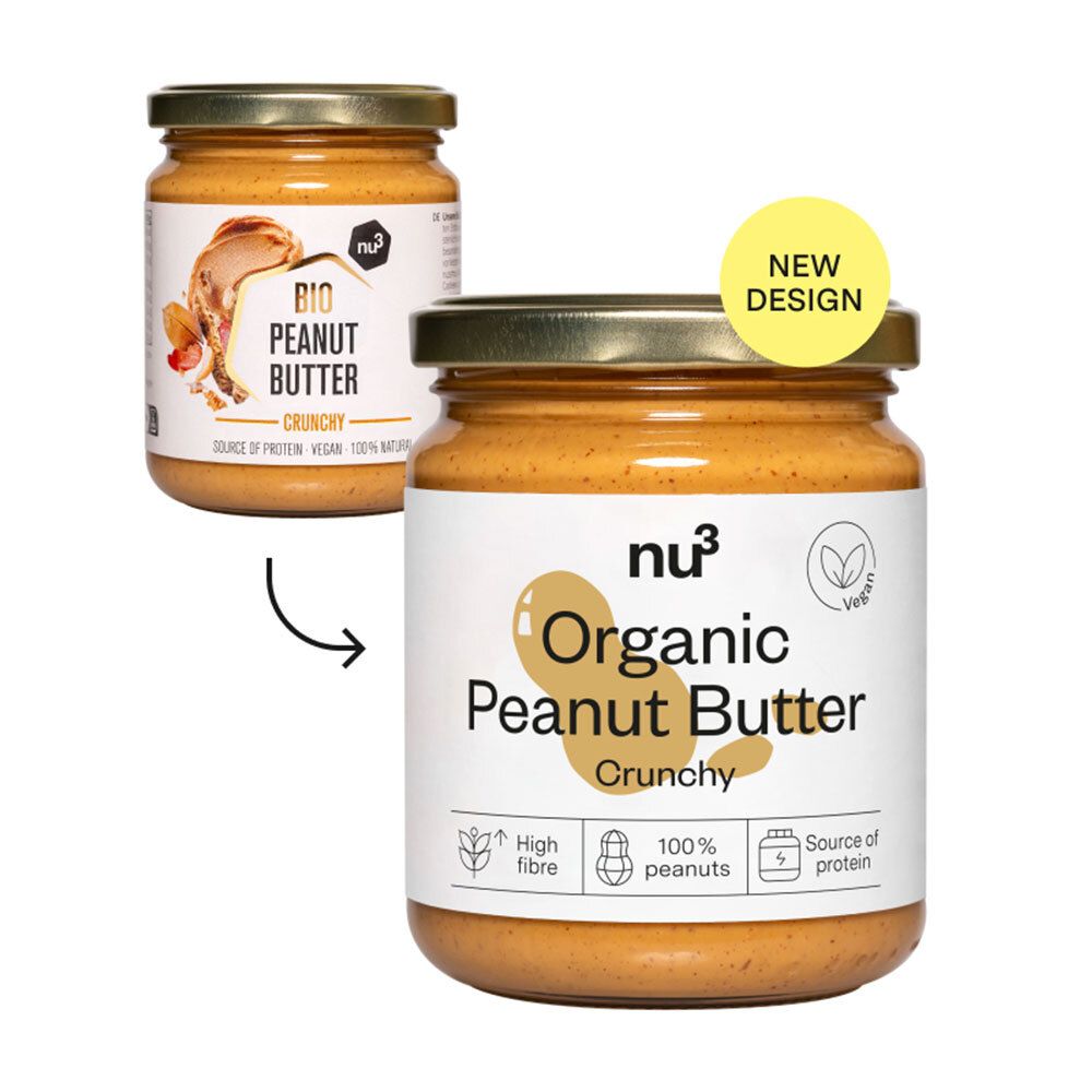 nu3 Bio Erdnussbutter crunchy 250 g Sonstige