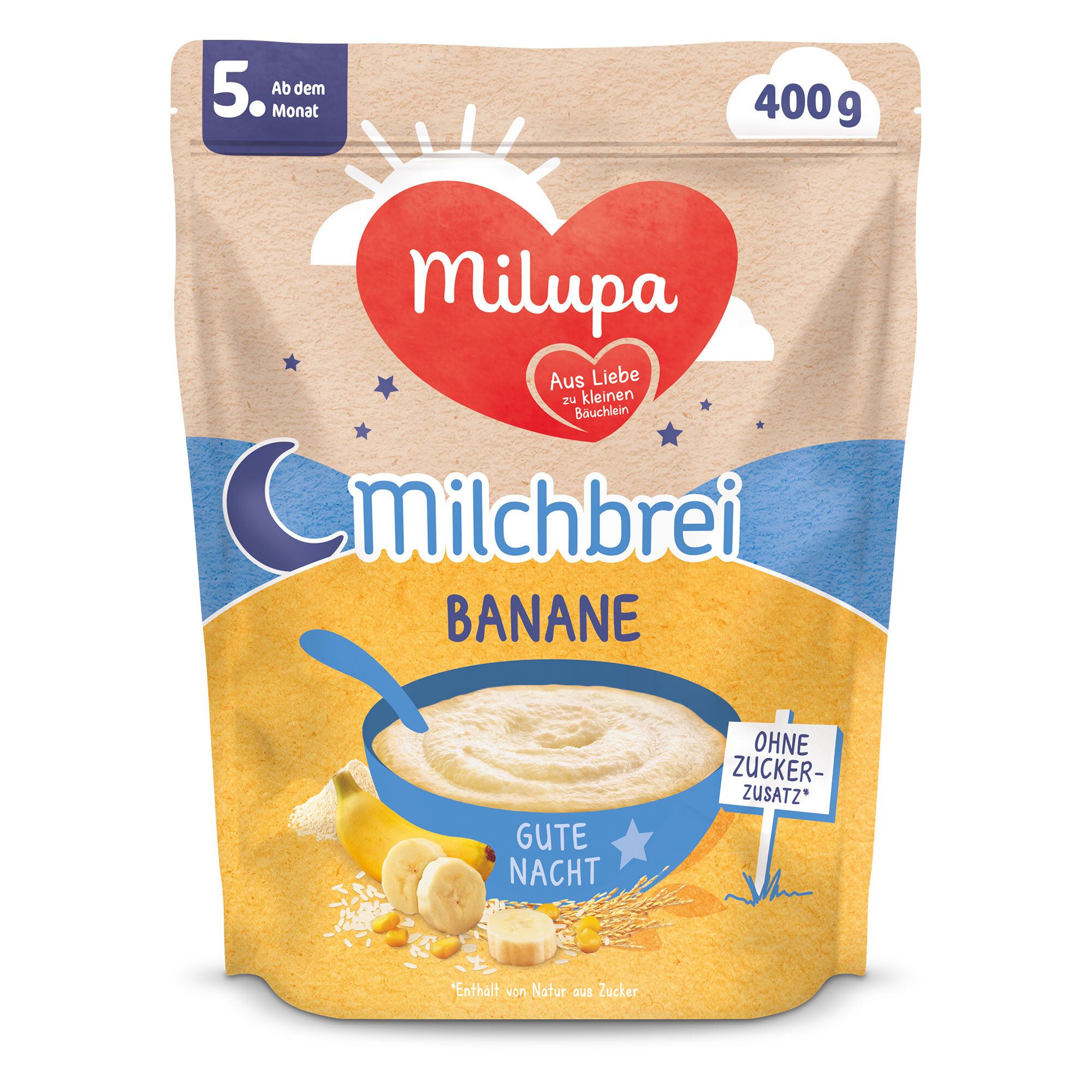 Milupa Gute Nacht Milchbrei Banane ab dem 5 Monat