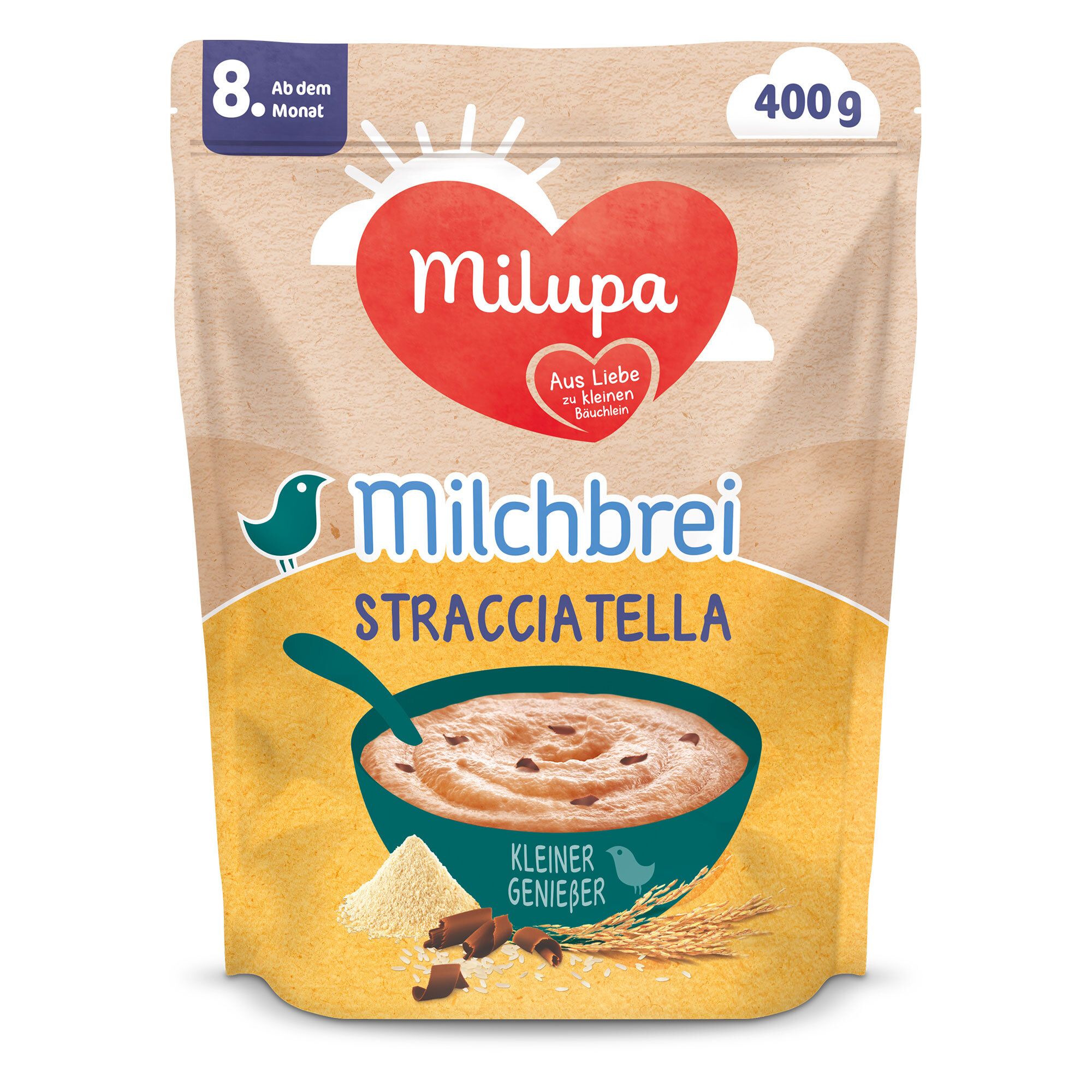 Milupa Kleiner Genießer Milchbrei Stracciatella ab dem 8 Monat