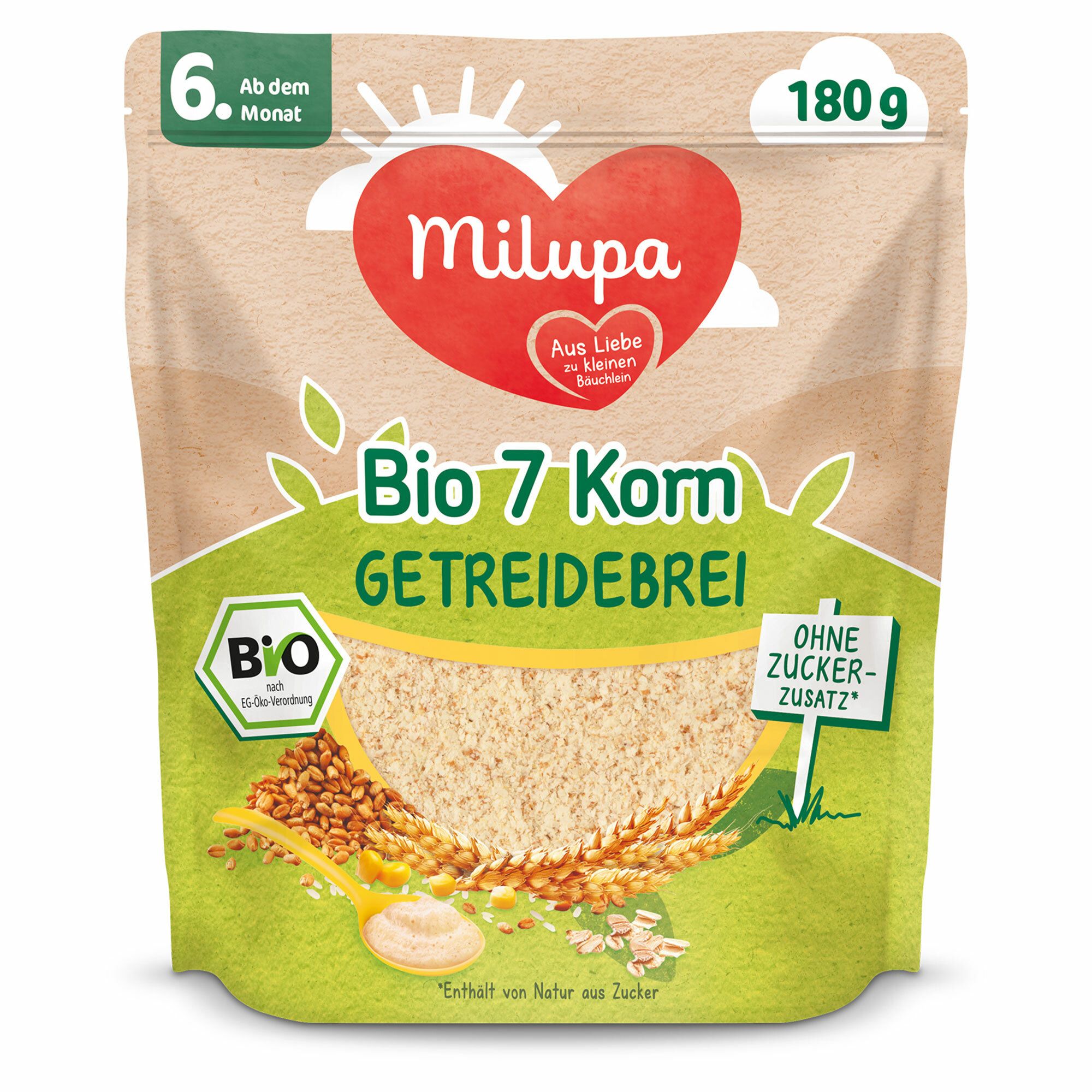 Milupa Bio Getreidebrei 7 Korn ab dem 6 Monat