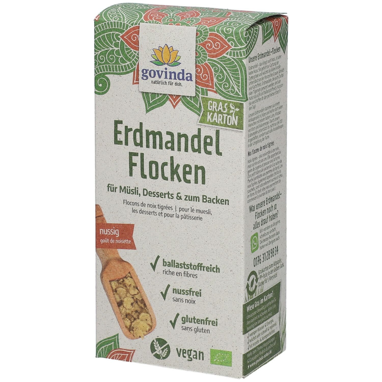 Govinda Erdmandelflocken 250 g Sonstige