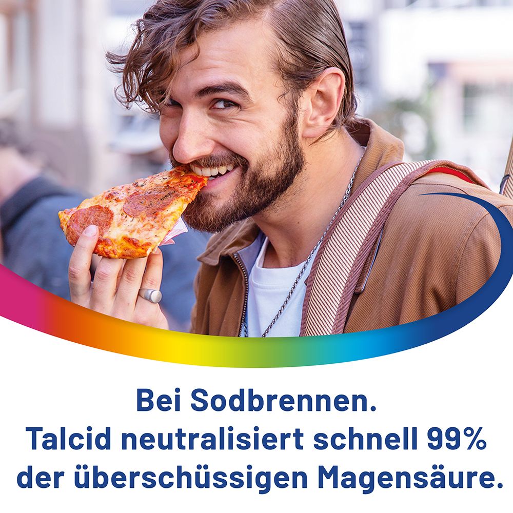 Talcid® Kautabletten schnell gegen Sodbrennen