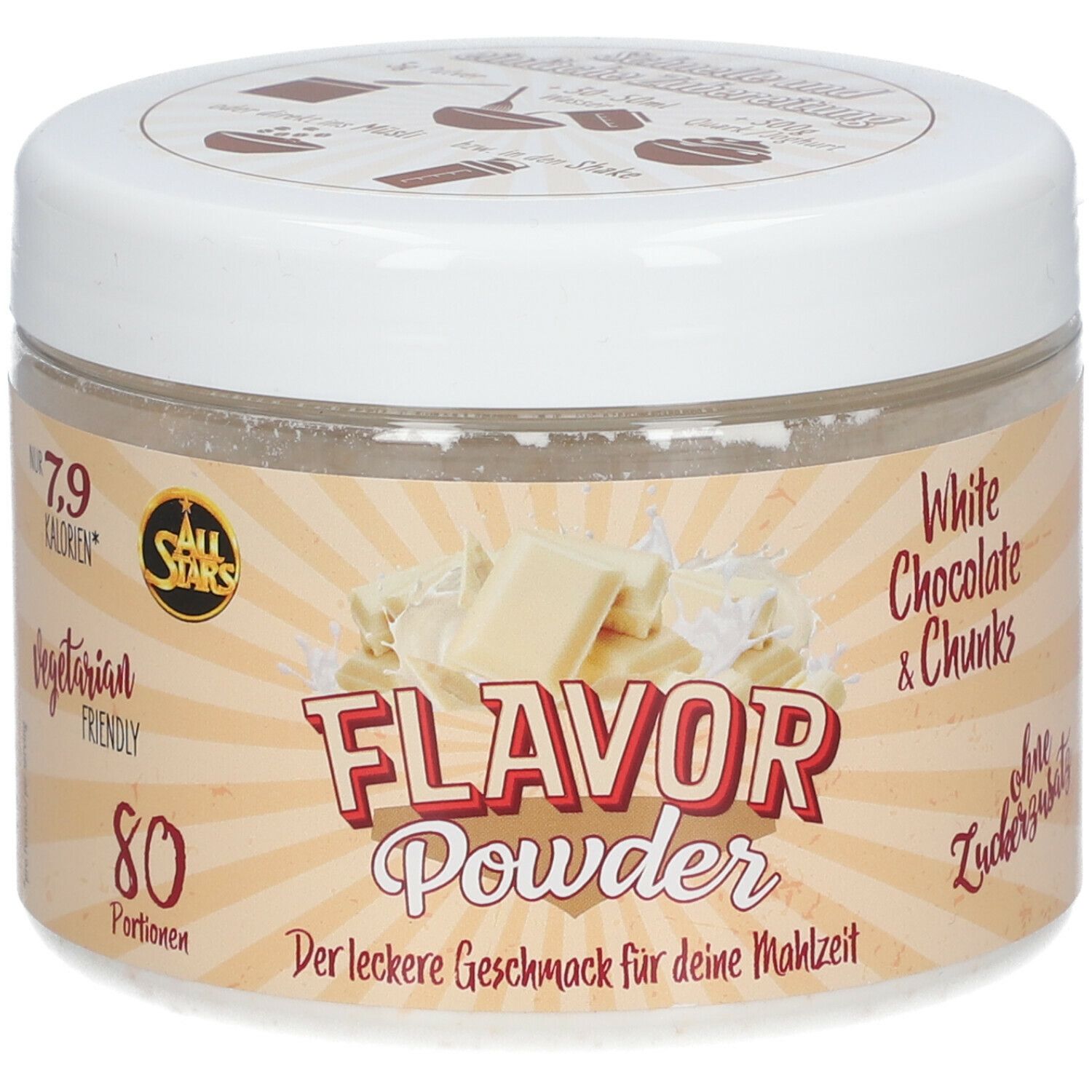 All Stars® Flavor Powder White Chocolate & Chunks