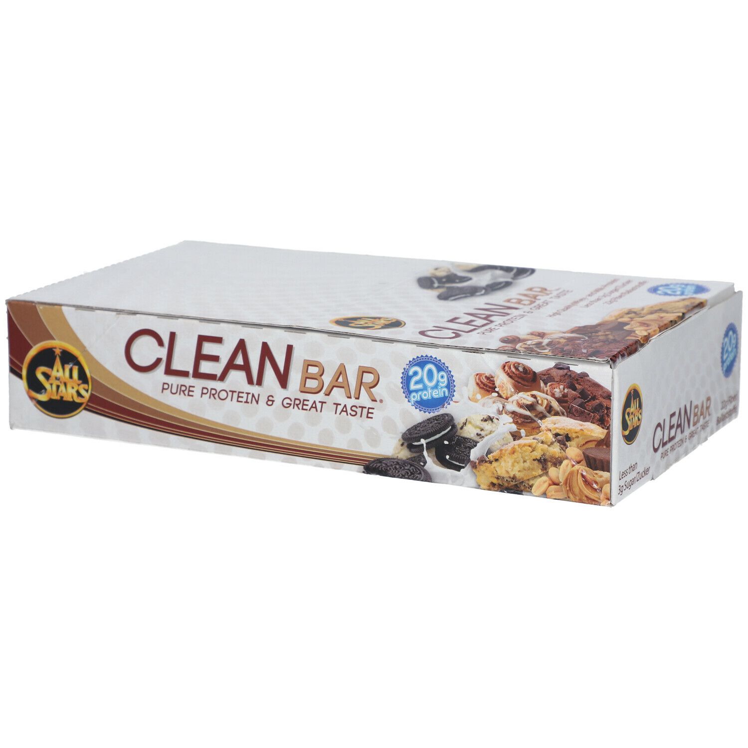 All Stars® Clean Bar High Protein Riegel Cookies-Cream