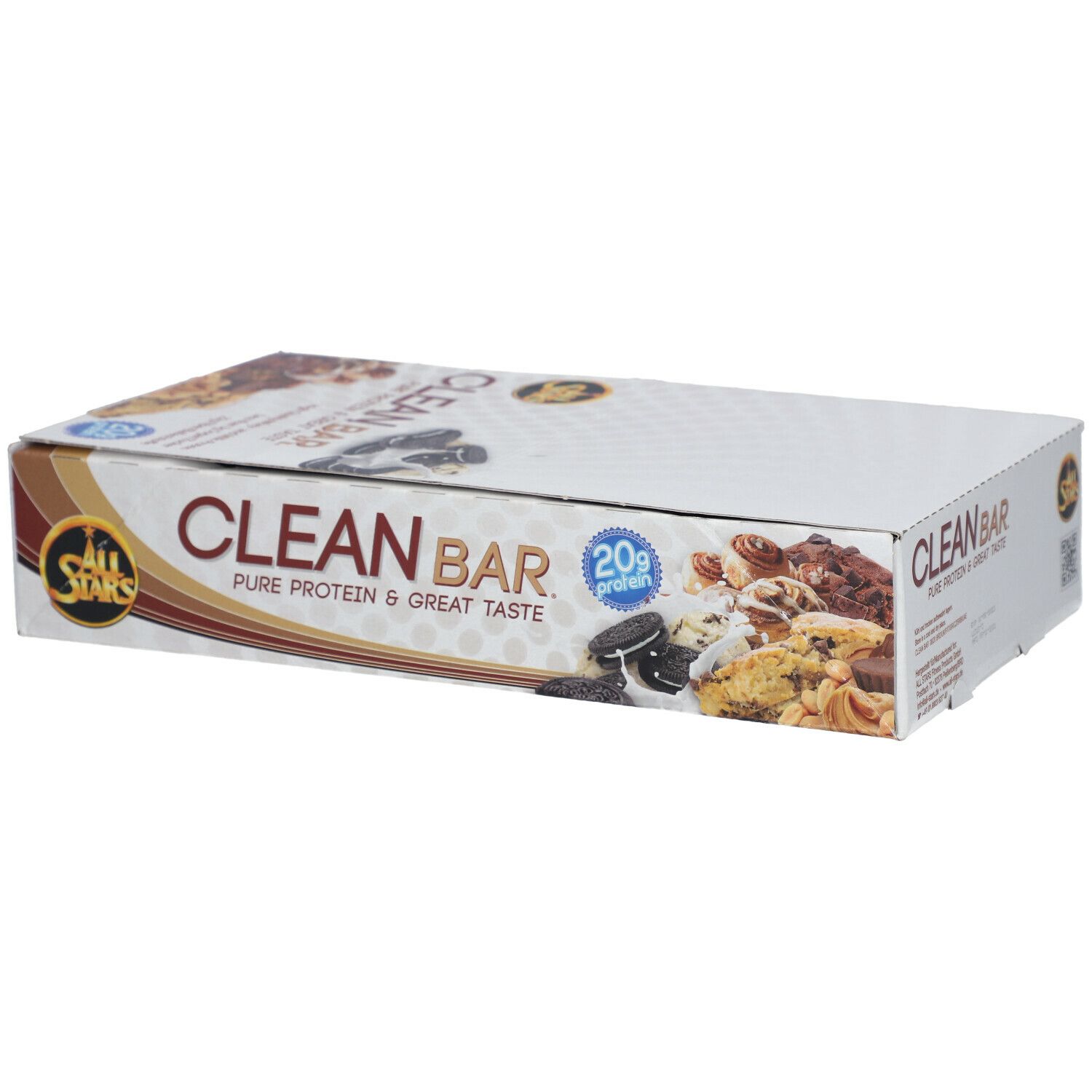 All Stars® Clean Bar High Protein Riegel Cookies-Cream