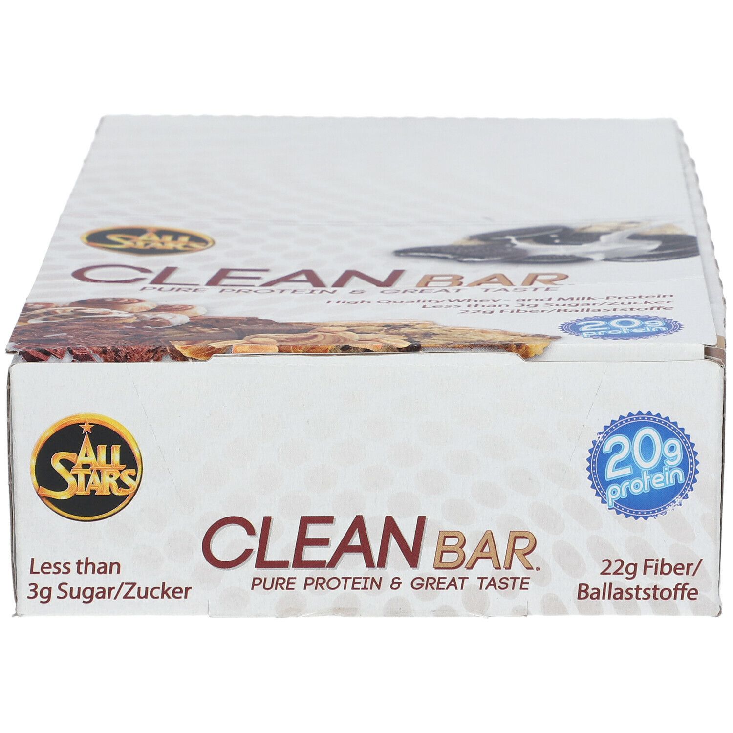 All Stars® Clean Bar High Protein Riegel Cookies-Cream