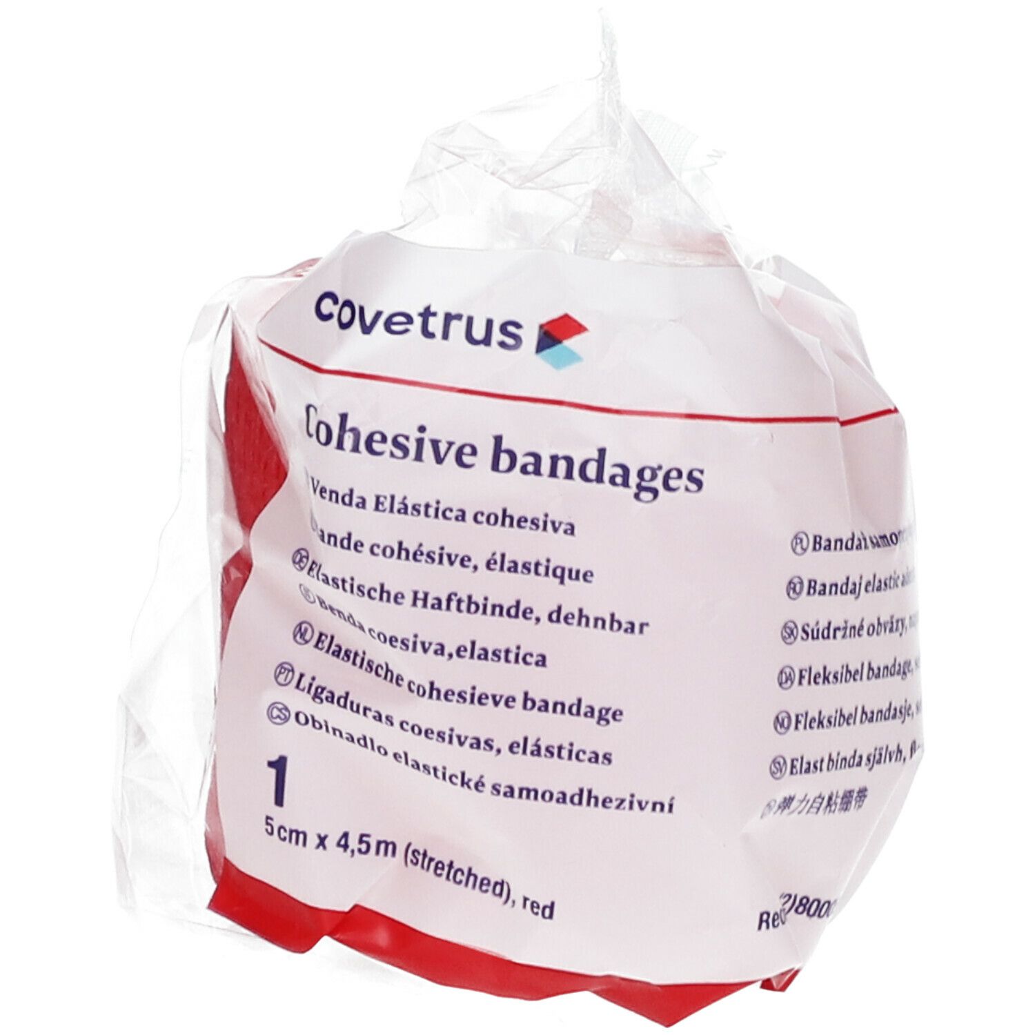 covetrus Cohesive bandages 5cm x 4,5m red