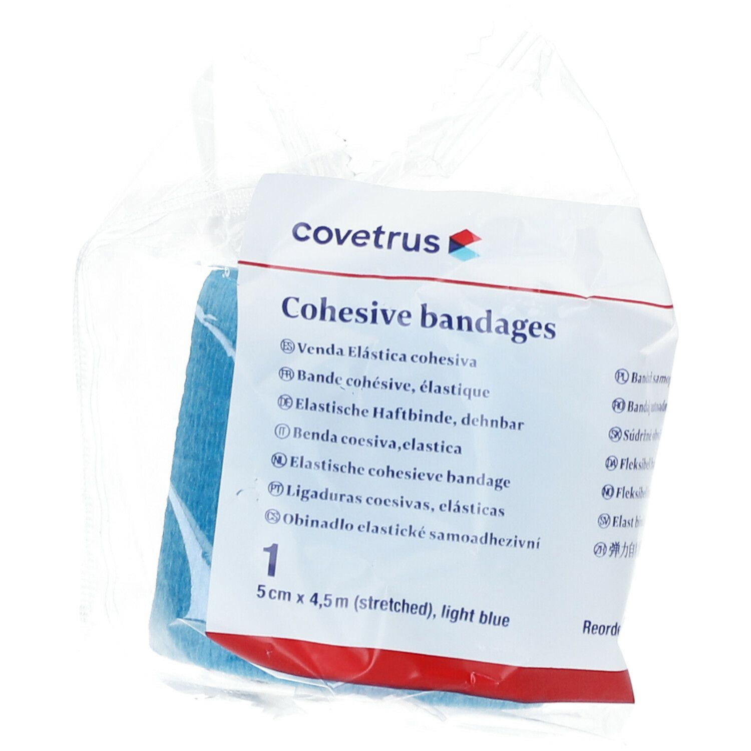 covetrus Cohesive bandages 5cm x 4,5m light blue
