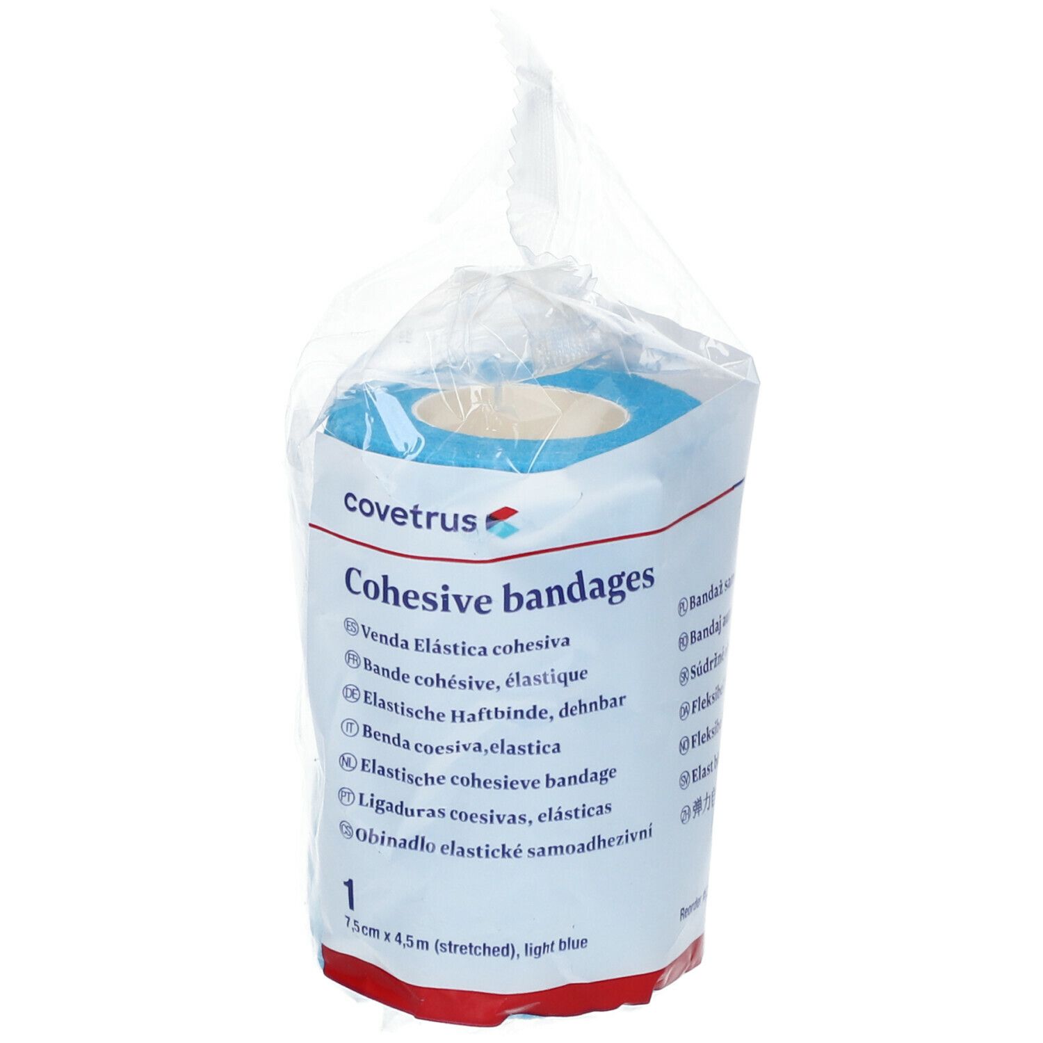 covetrus Cohesive bandages 7,5cm x 4,5m light blue
