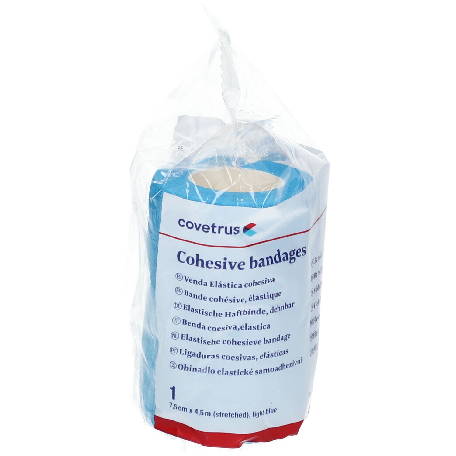 covetrus Cohesive bandages 7,5cm x 4,5m light blue