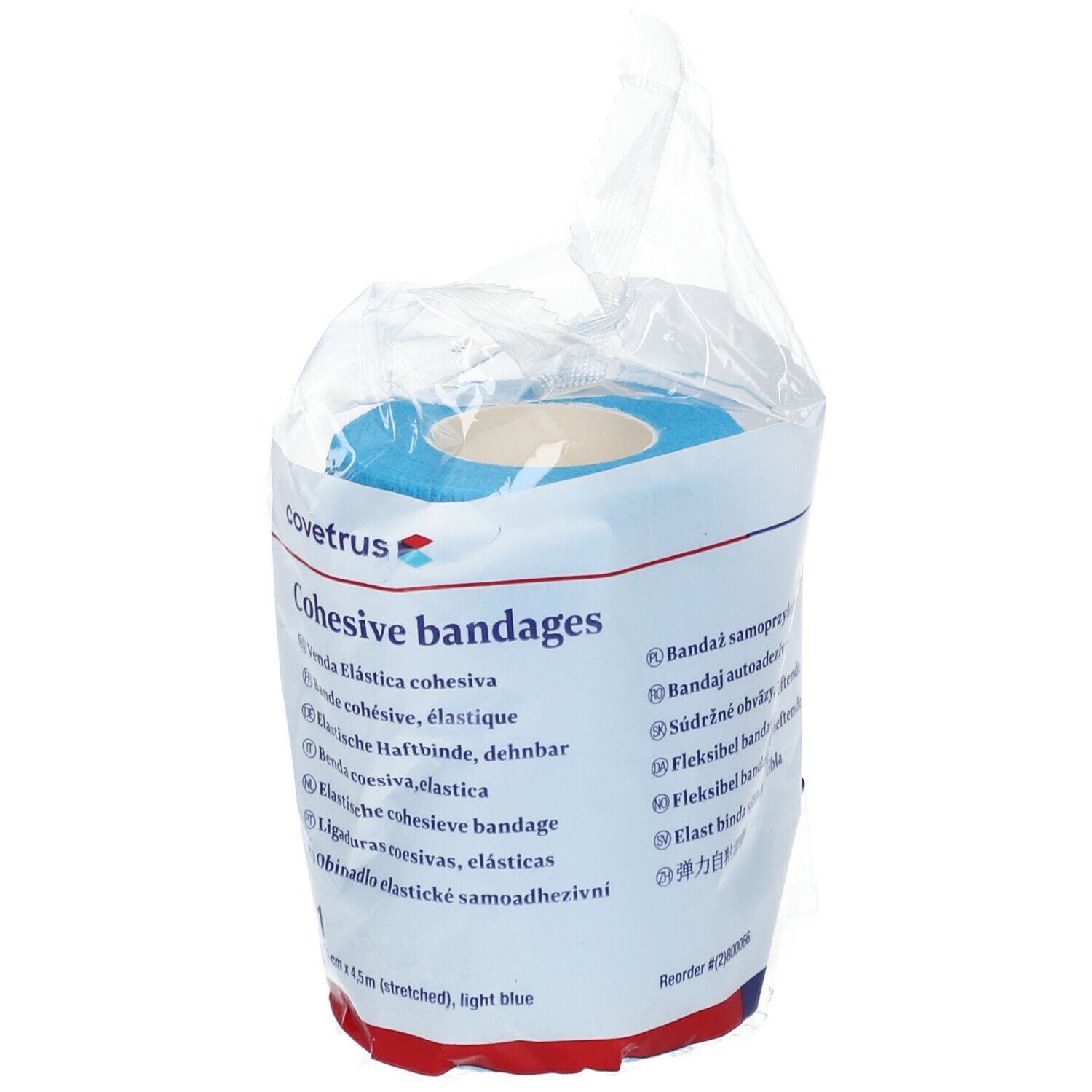 covetrus Cohesive bandages 7,5cm x 4,5m light blue