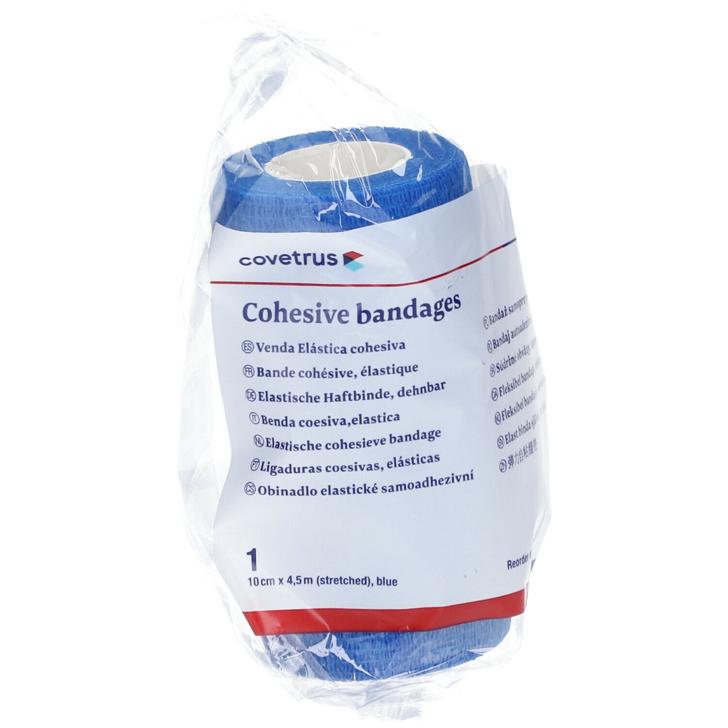 covetrus Cohesive bandages 10cm x 4,5m blue