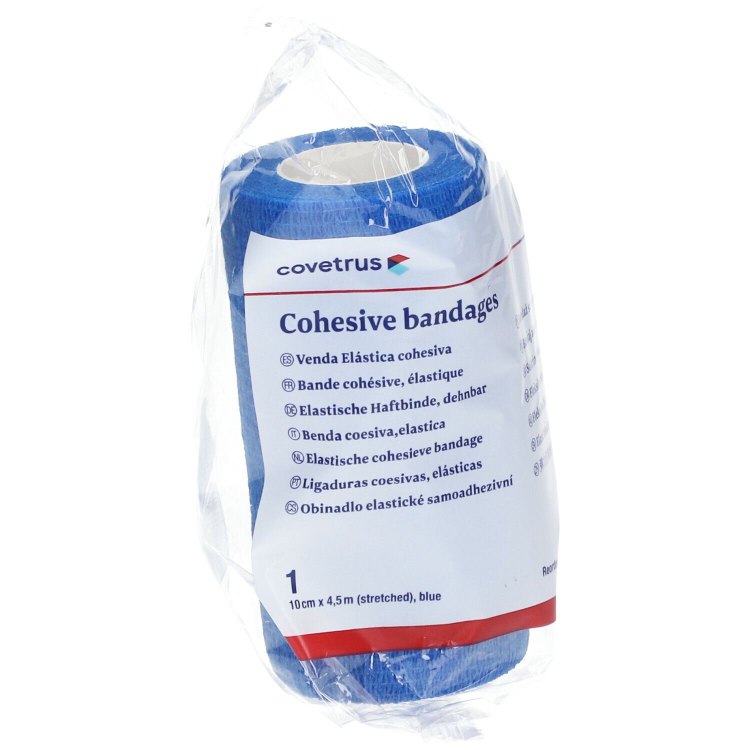 covetrus Cohesive bandages 10cm x 4,5m blue