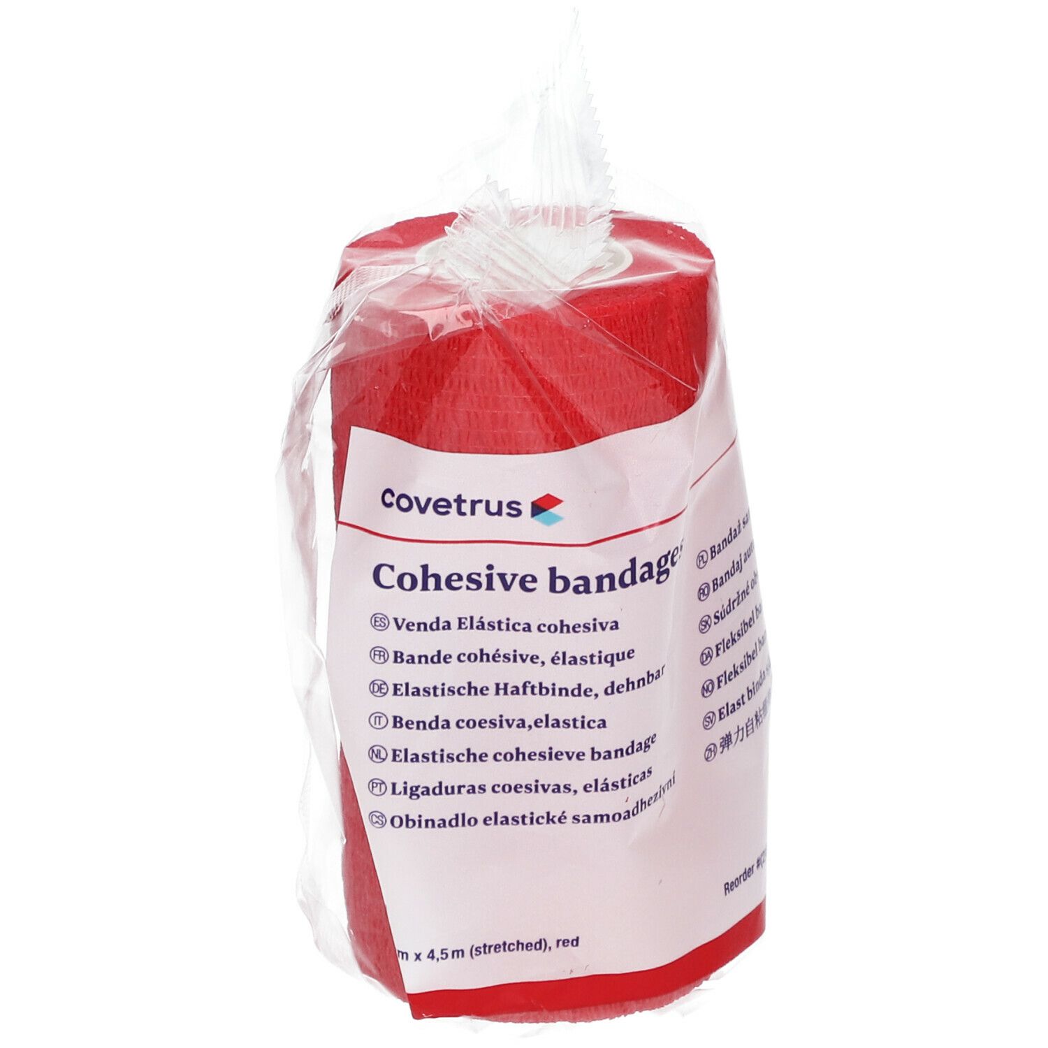 covetrus Cohesive bandages 10cm x 4,5m red