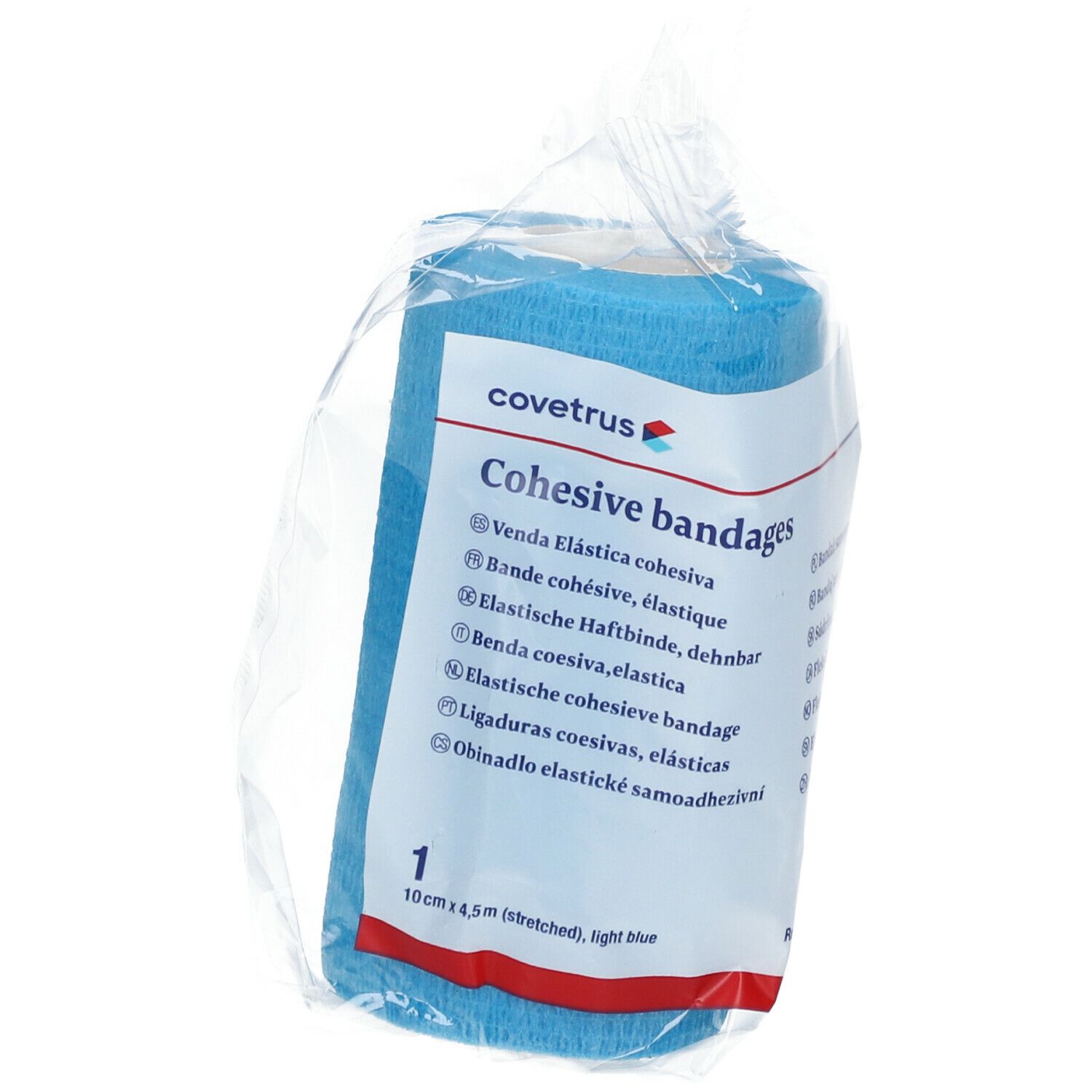 covetrus Cohesive bandages 10cm x 4,5m light blue