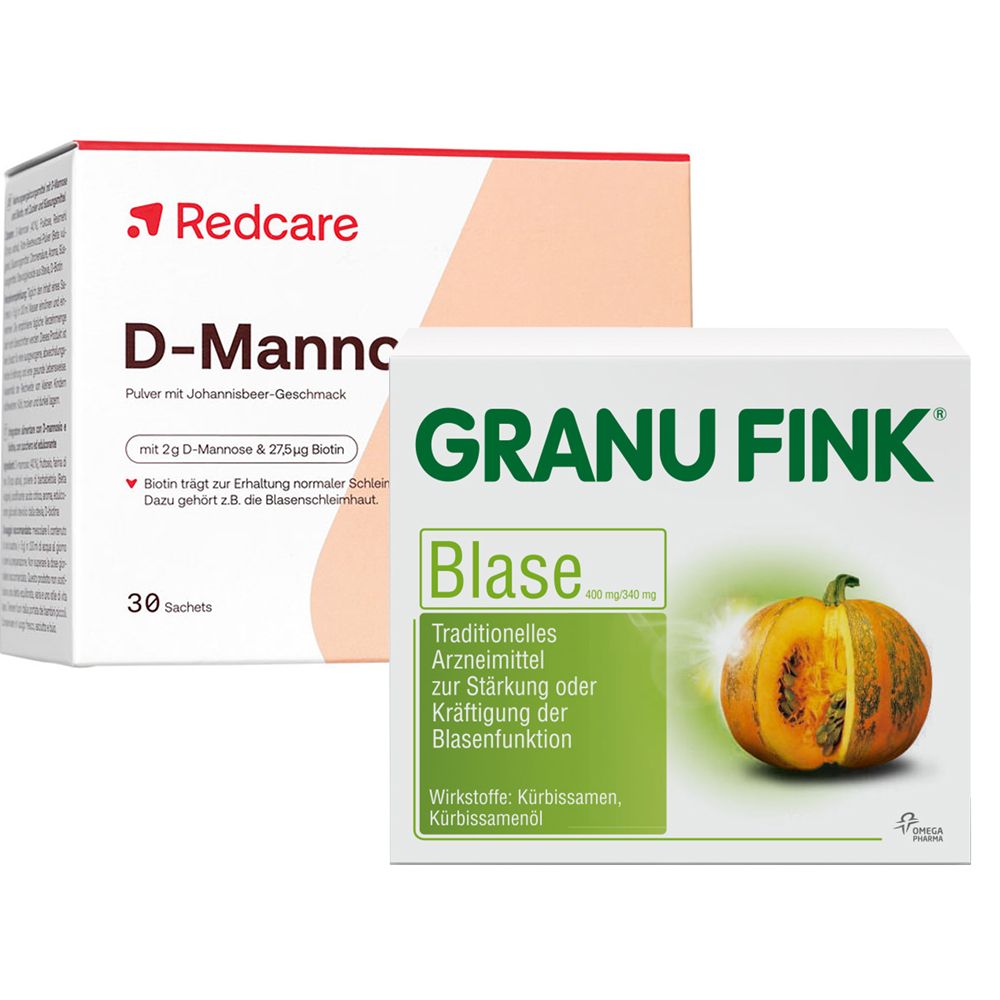 Redcare D-Mannose + GRANU FINK® BLASE