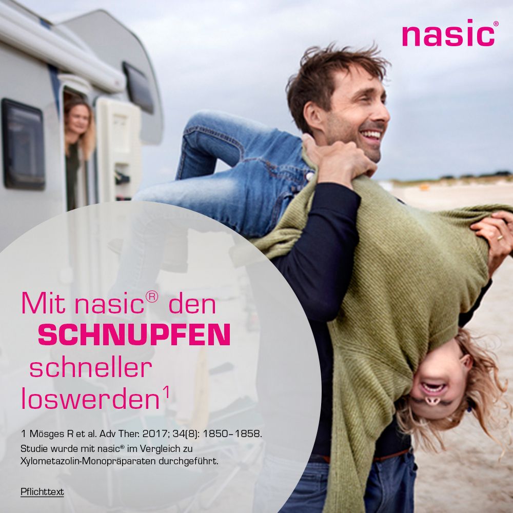 nasic® Nasenspray - Jetzt 10% mit dem Code klosterfrau2025 sparen*