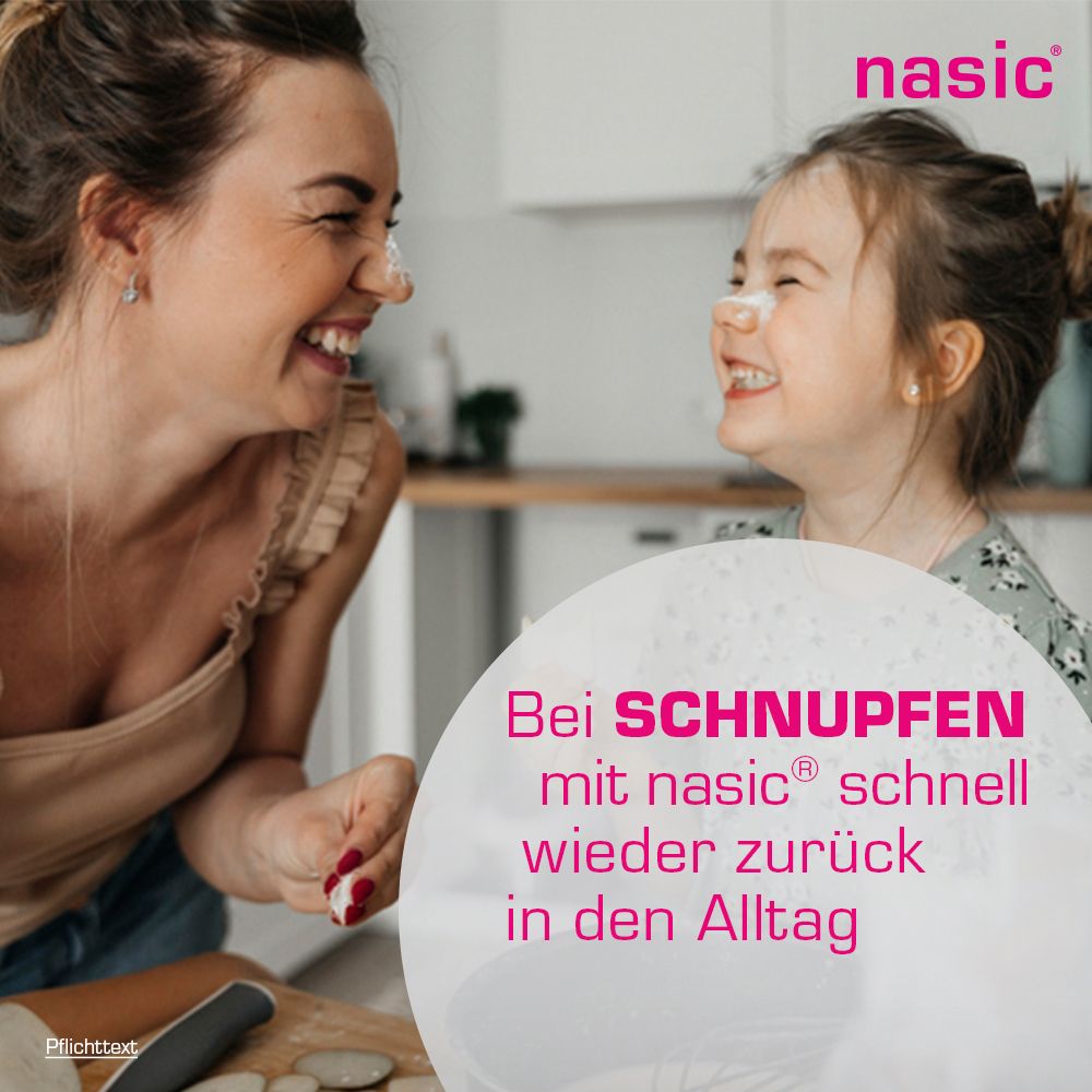 nasic® Nasenspray - Jetzt 10% mit dem Code klosterfrau2025 sparen*