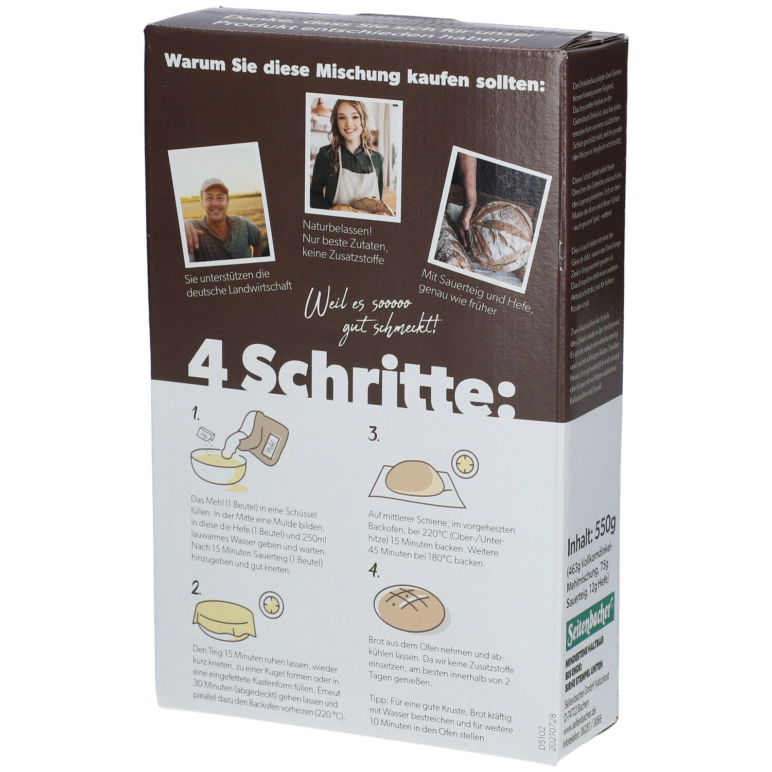 Seitenbacher® Sauerteigbrot Dinkel Vollkorn