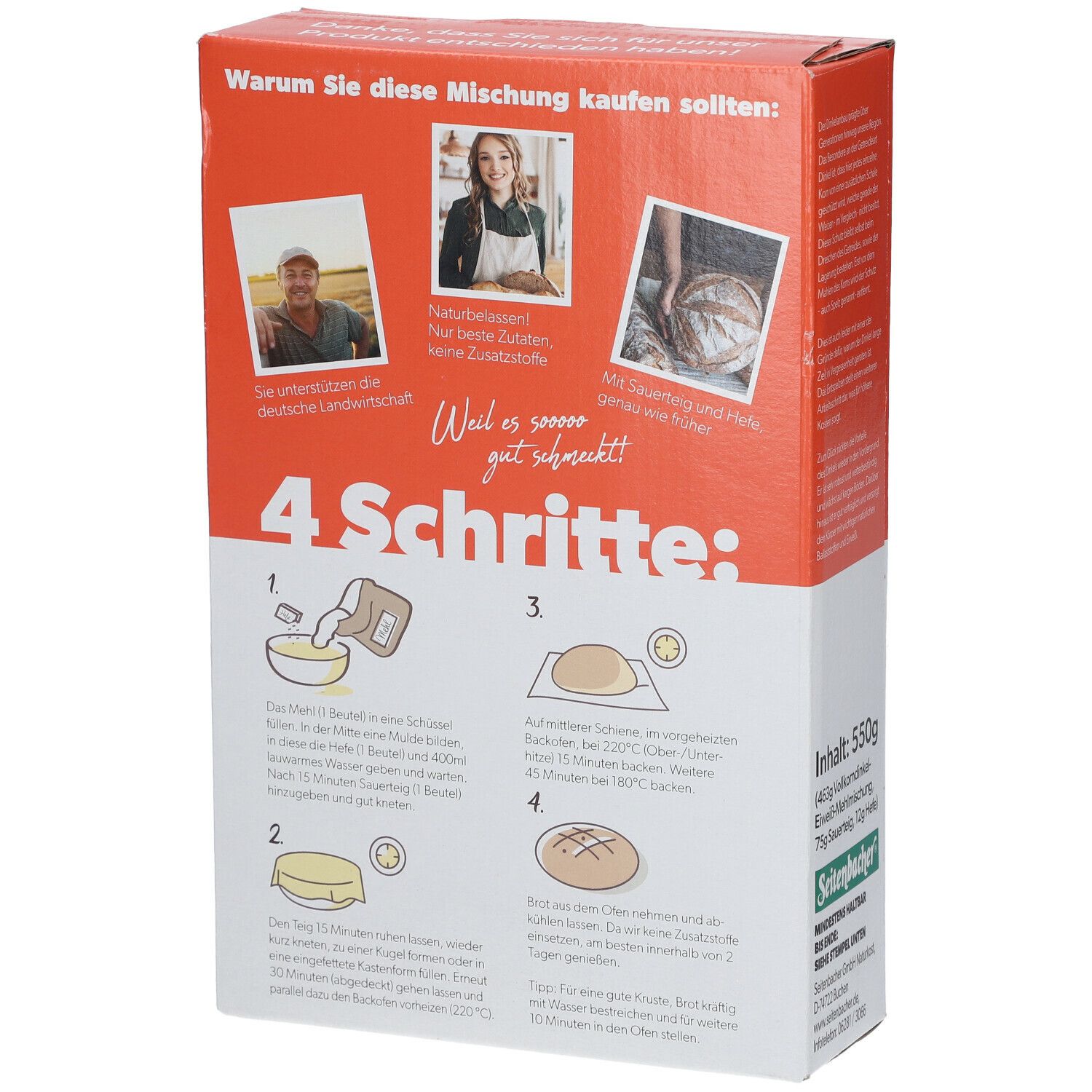 Seitenbacher® Sauerteigbrot Eiweiß Vollkorn