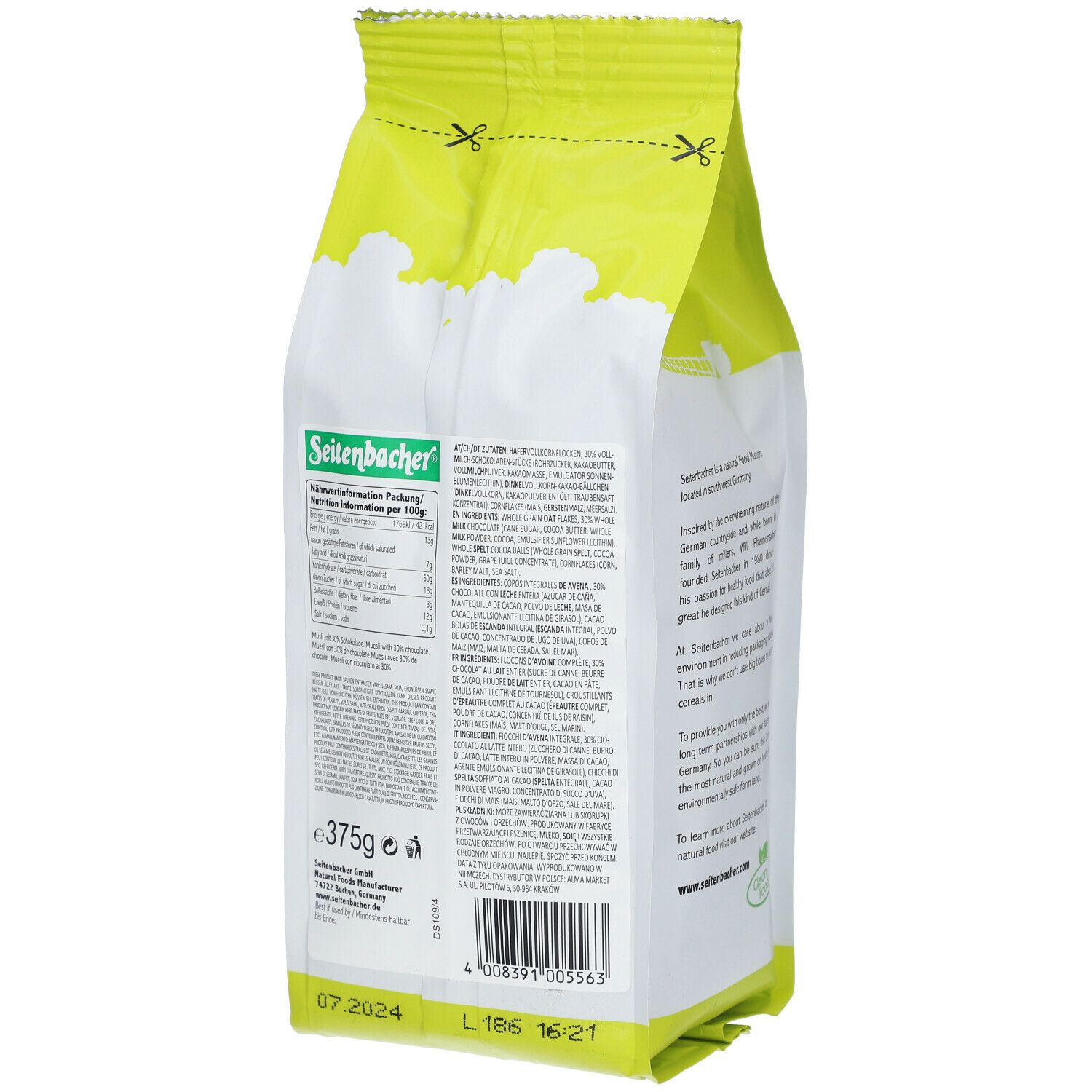 Seitenbacher® Der Müsli-König