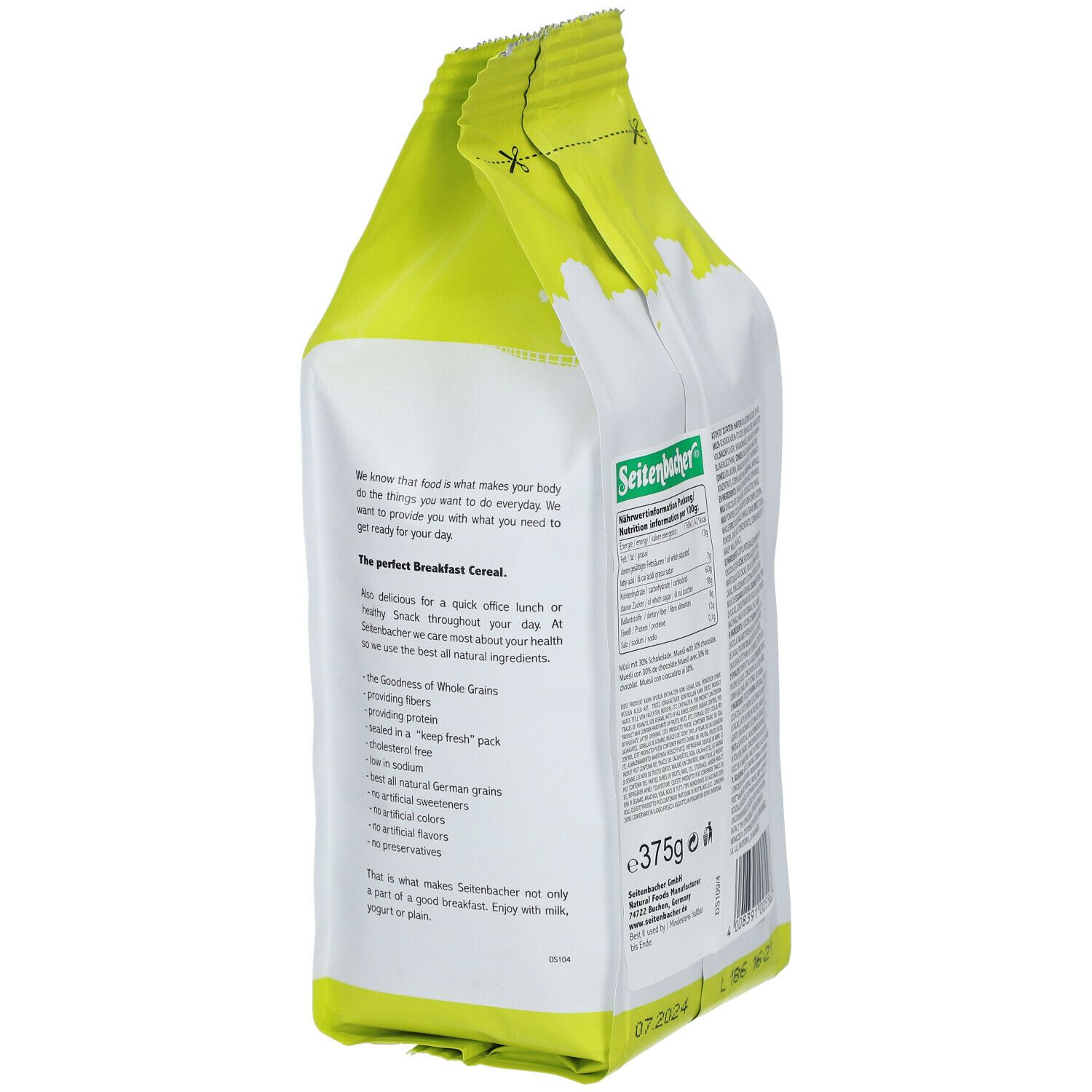 Seitenbacher® Der Müsli-König
