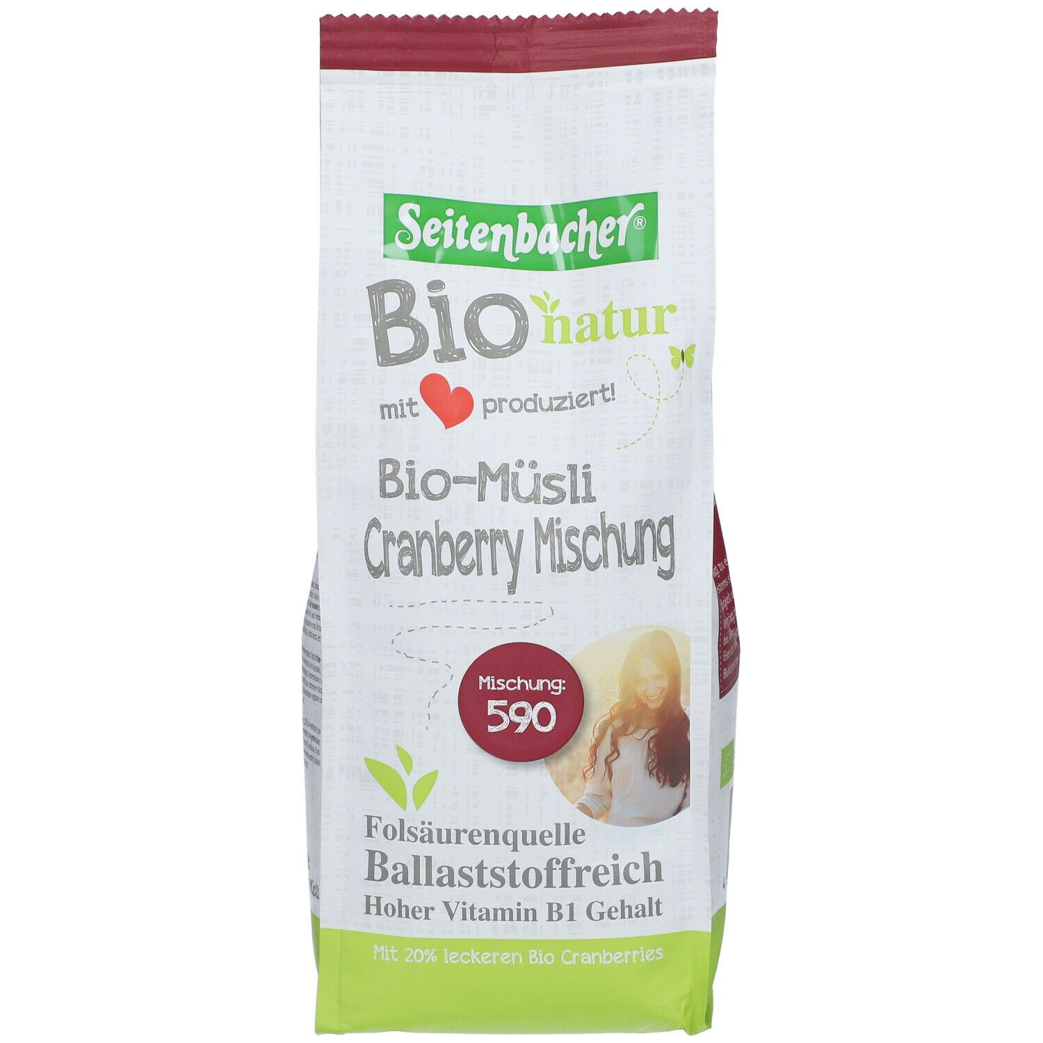 Seitenbacher® Bio-Müsli Cranberry Mischung