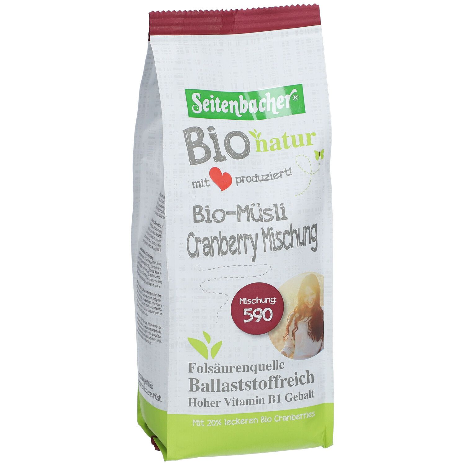 Seitenbacher® Bio-Müsli Cranberry Mischung