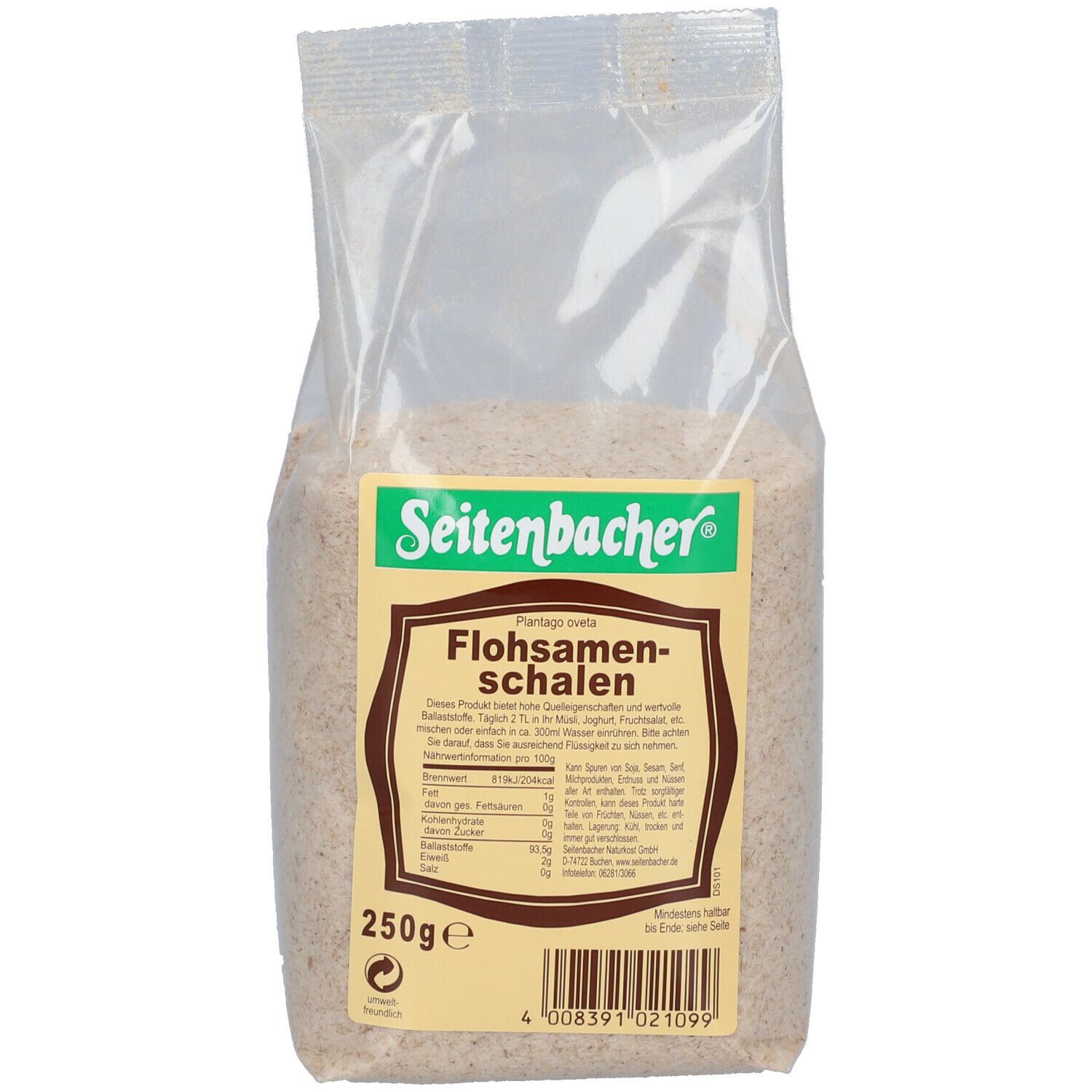 Seitenbacher® Flohsamenschalen
