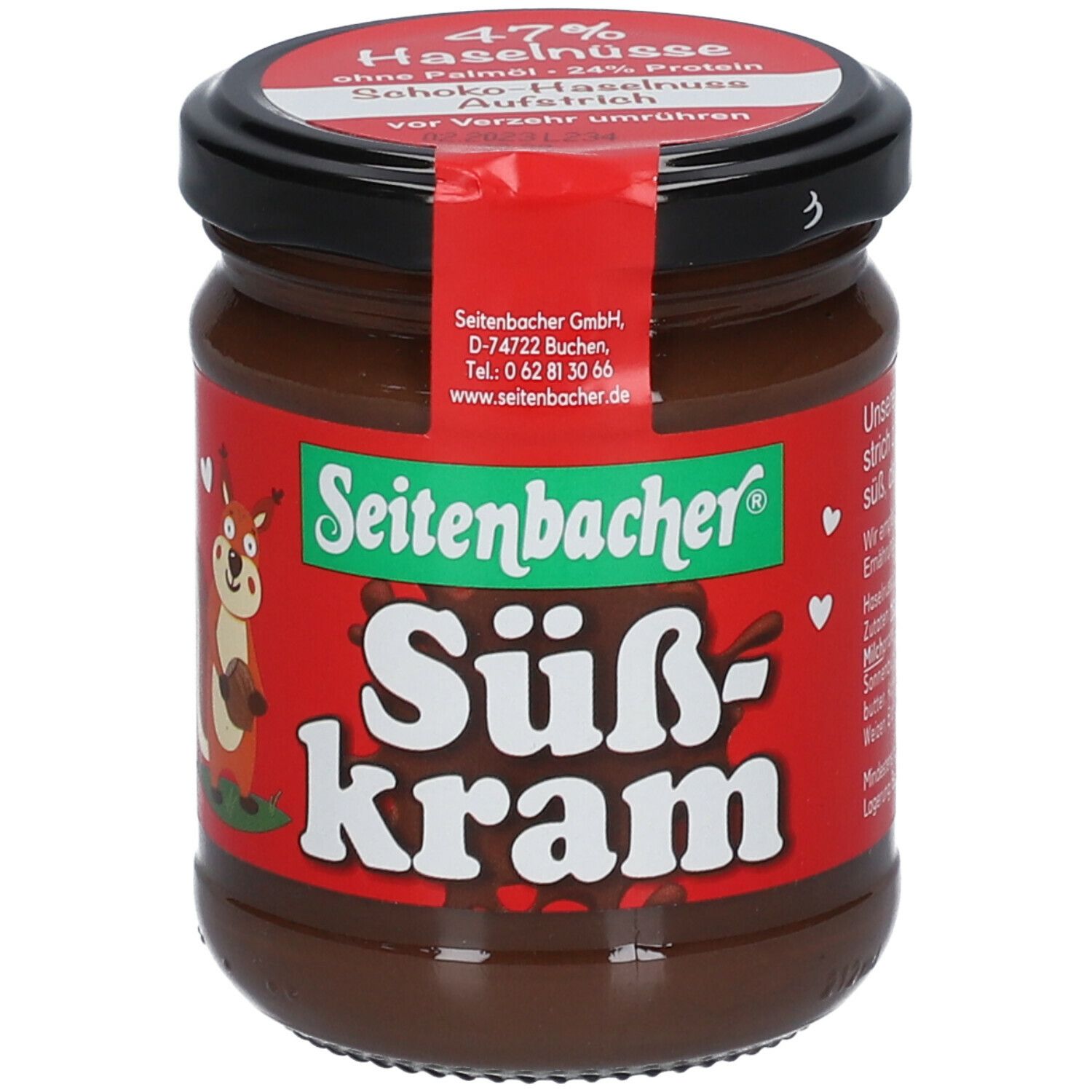 Seitenbacher® Süßkram Schoko-Haselnuss Aufstrich