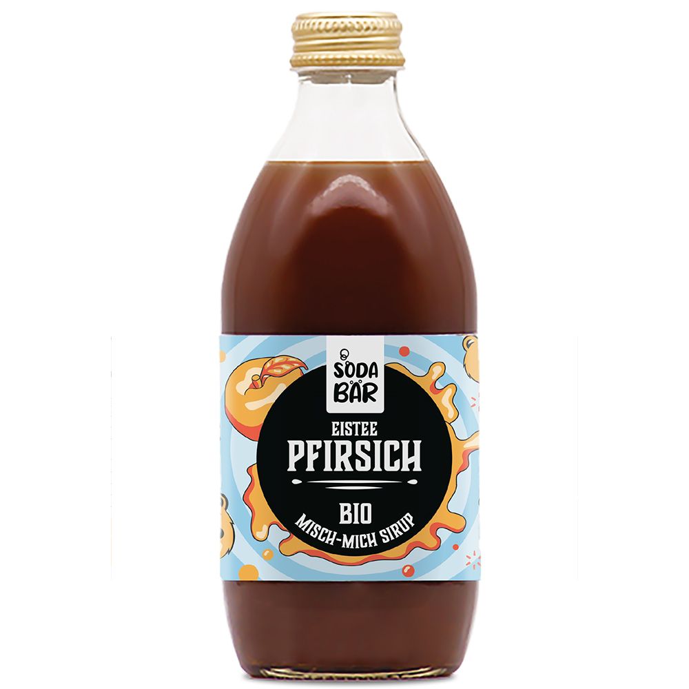 SODABÄR Eistee-Pfirsich Bio Sirup