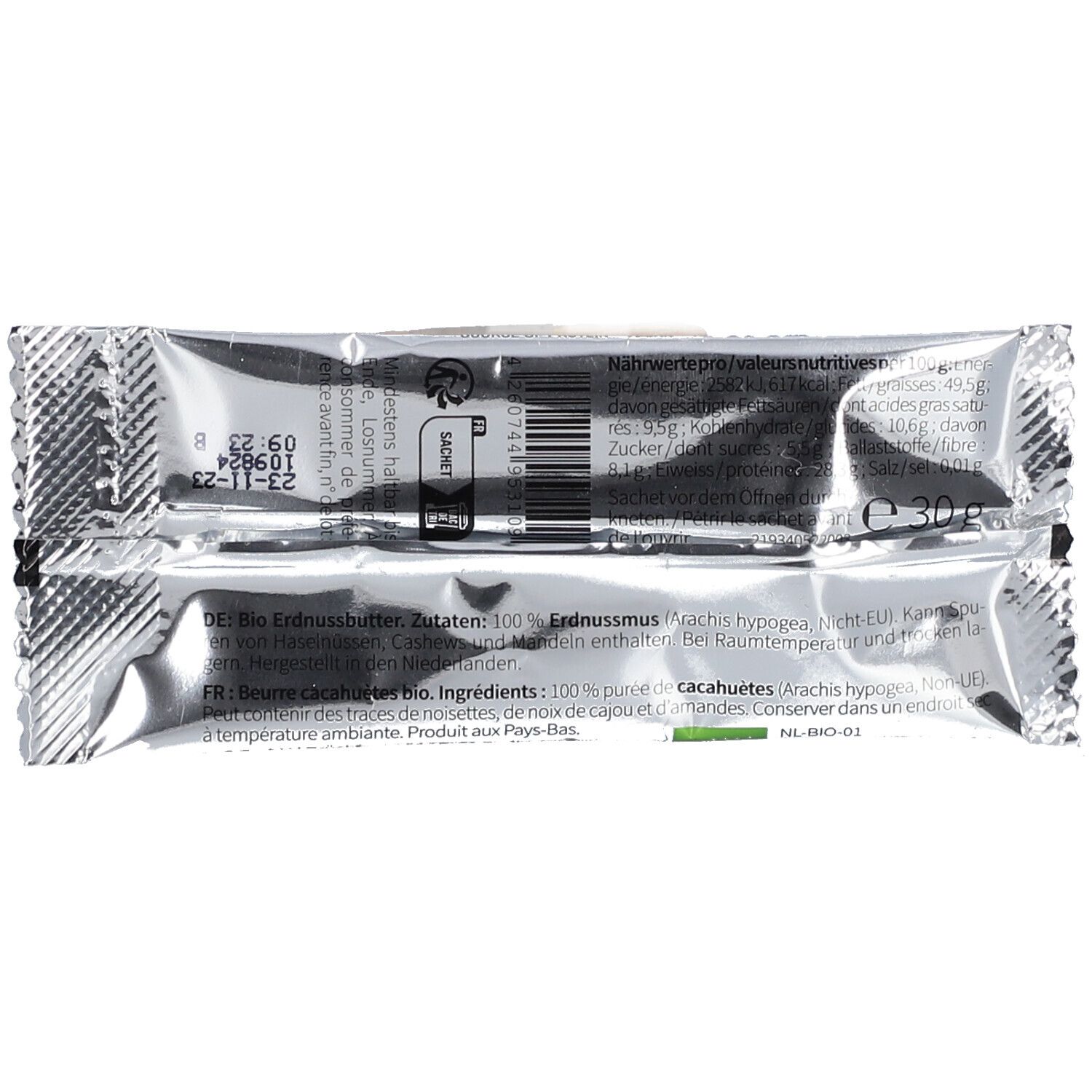 Bio Peanut Butter Smooth Sample