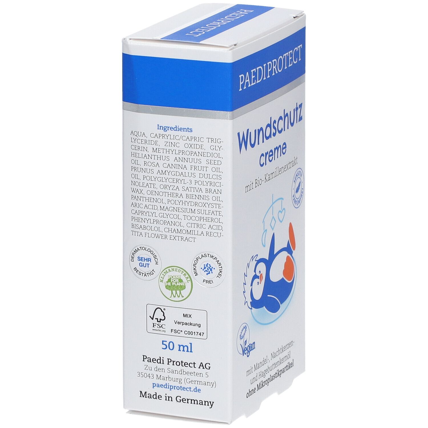 PAEDIPROTECT Wundschutz Creme
