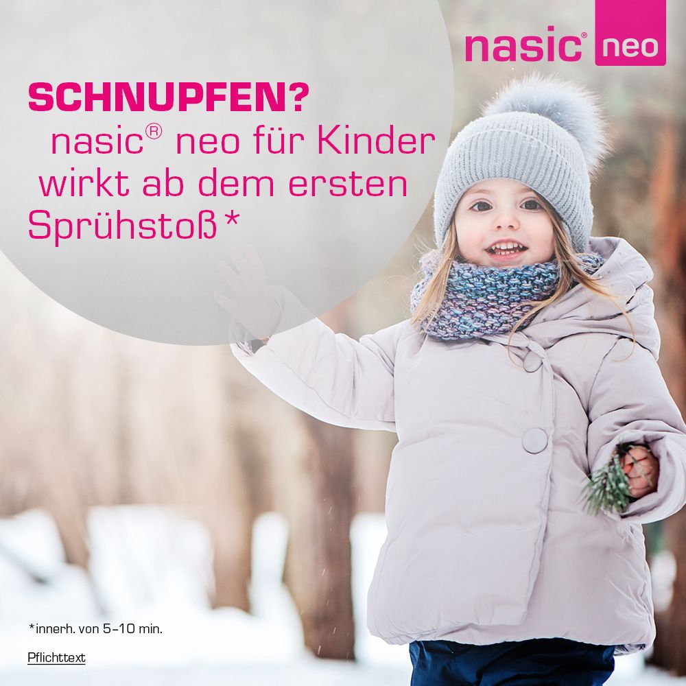 Nasic neo für Kinder Nasenspray Doppelpack 2x10 ml