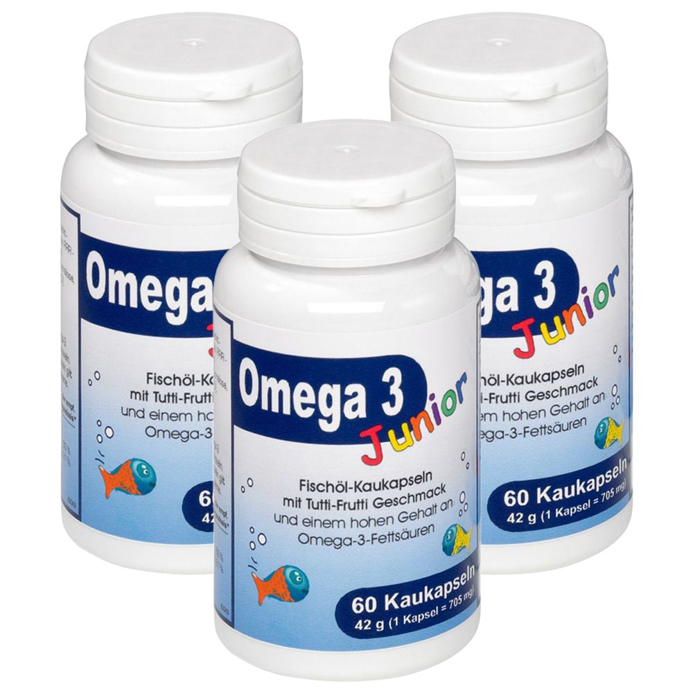 Omega 3 Junior Fischöl-Kaukapseln