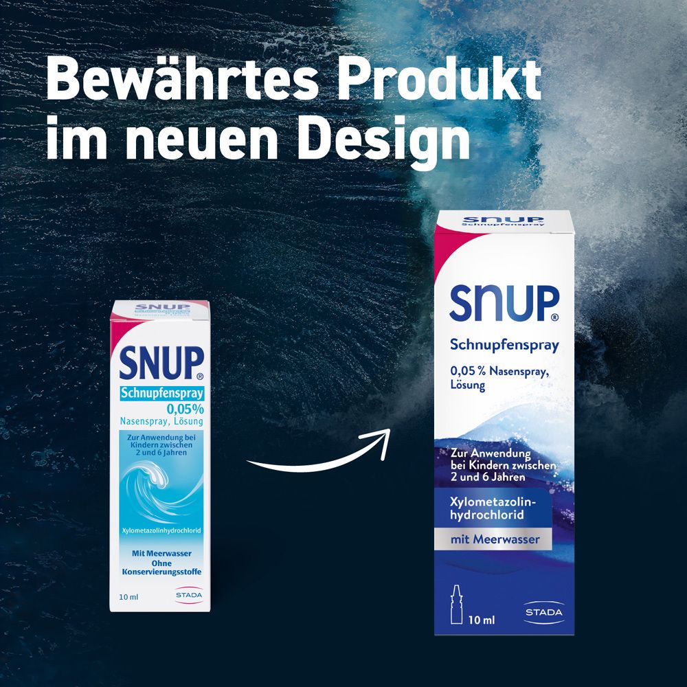 SNUP® Schnupfenspray mit Meerwasser und Xylometazolin