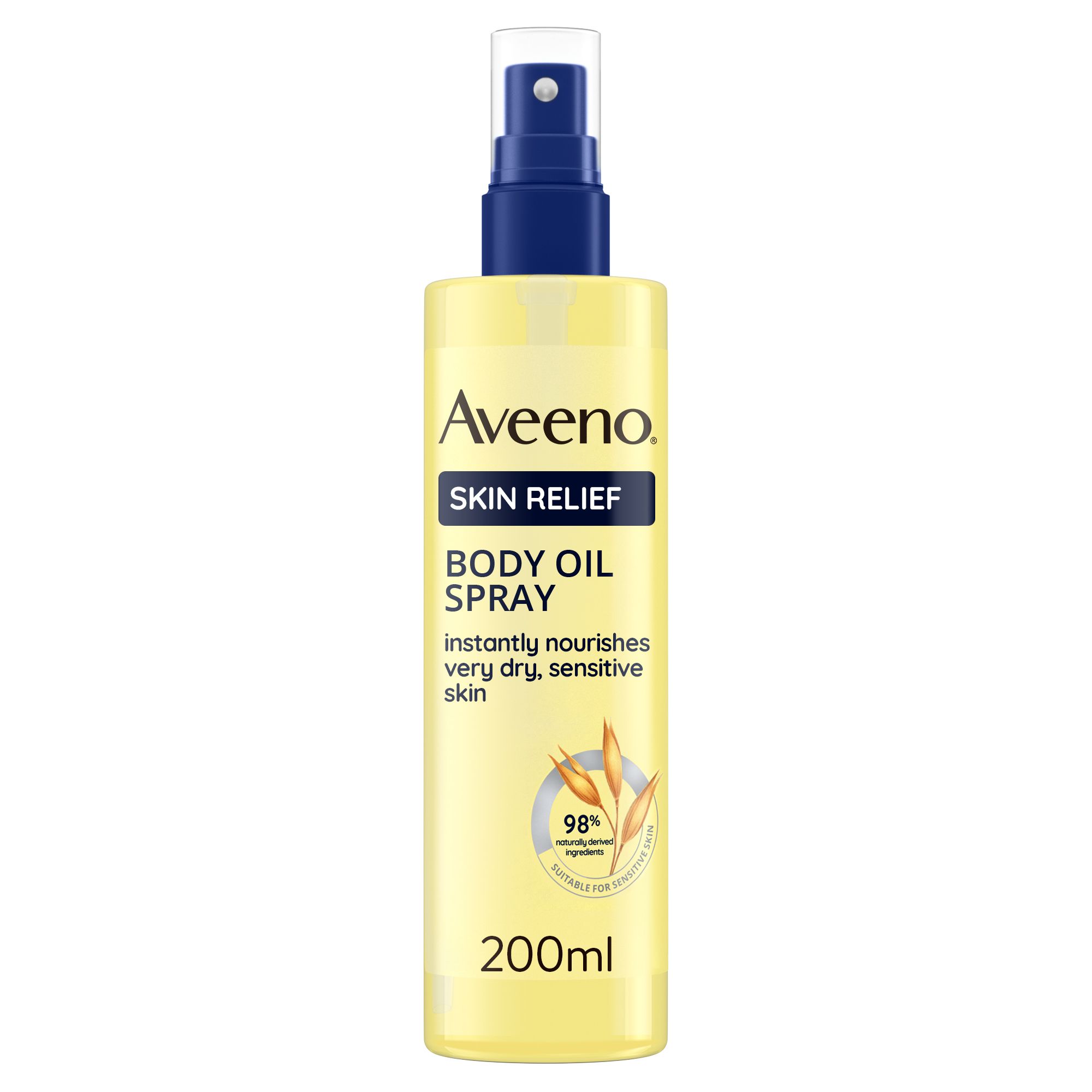 Aveeno Skin Relief Körperöl Spray mit pflegendem Haferöl & Jojobaöl für sehr trockene Haut