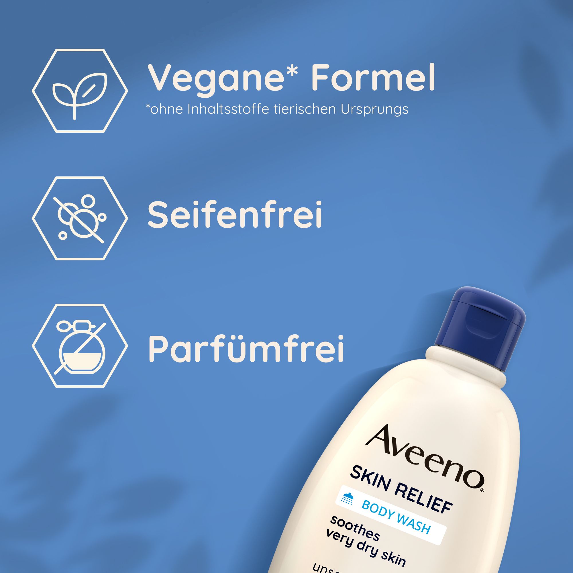 Aveeno Skin Relief seifenfreies Duschgel mit Hafer für sehr trockene Haut