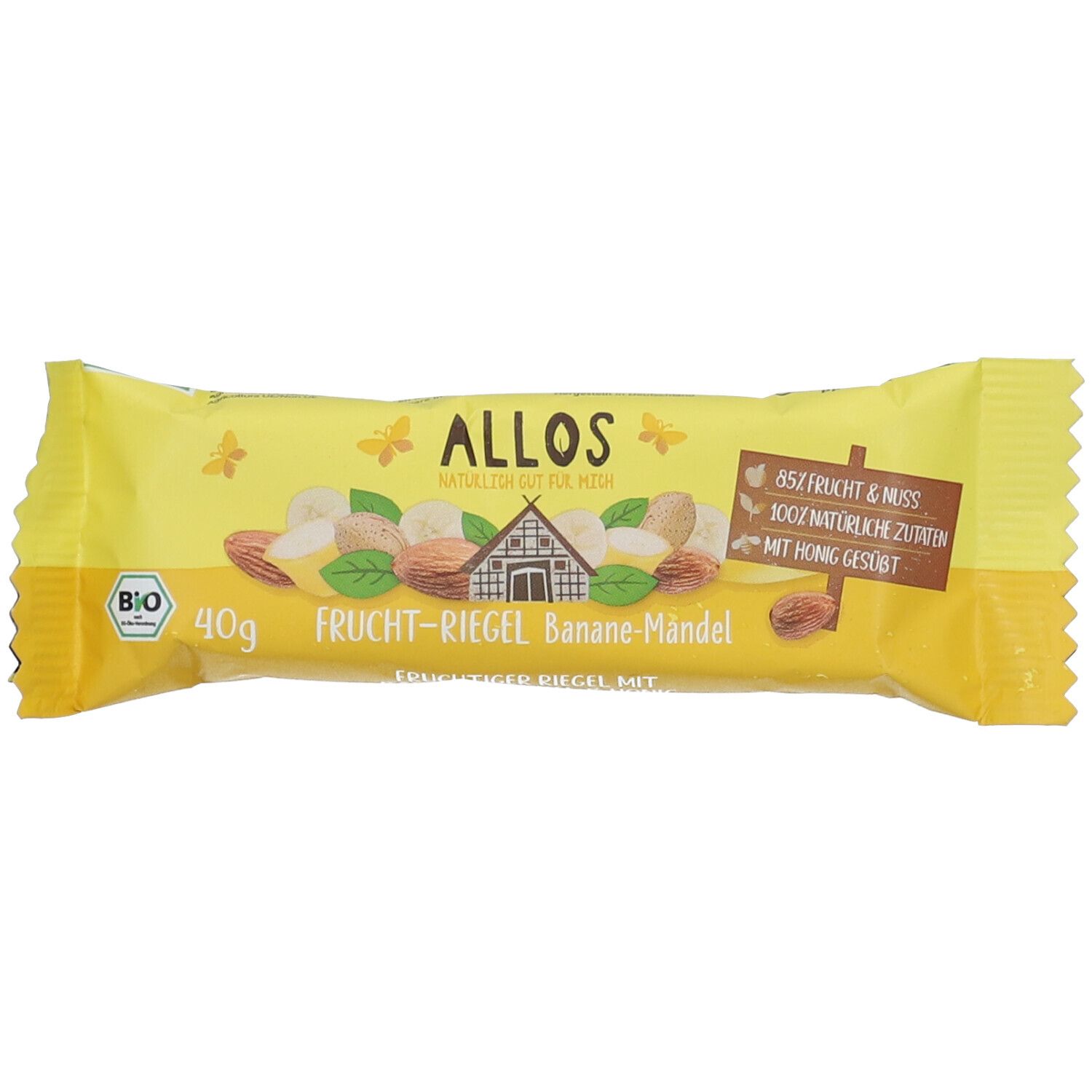 Allos Frucht-Riegel Banane Mandel 40 g Riegel