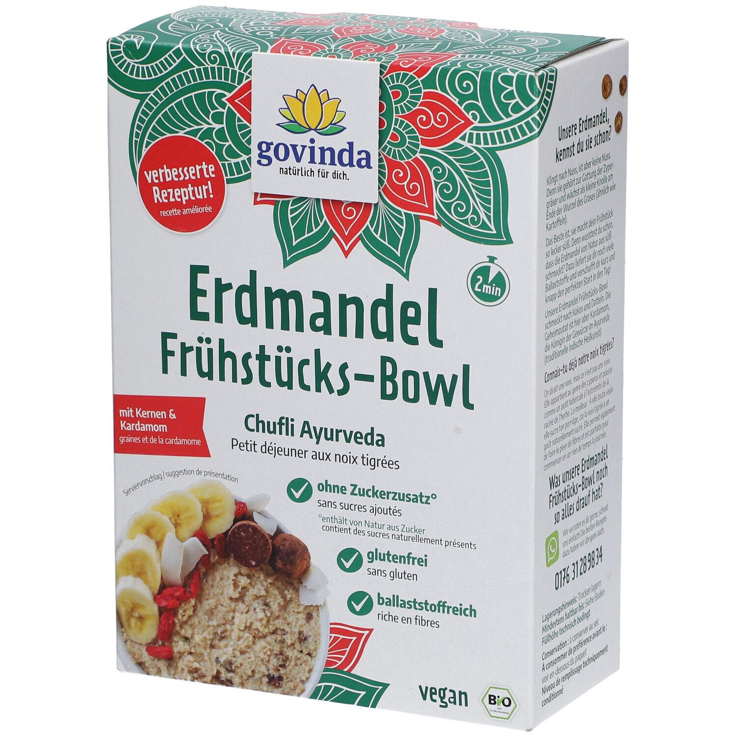 Govinda Erdmandel Frühstücks-Bowl Chufli Ayurveda 500 g Sonstige