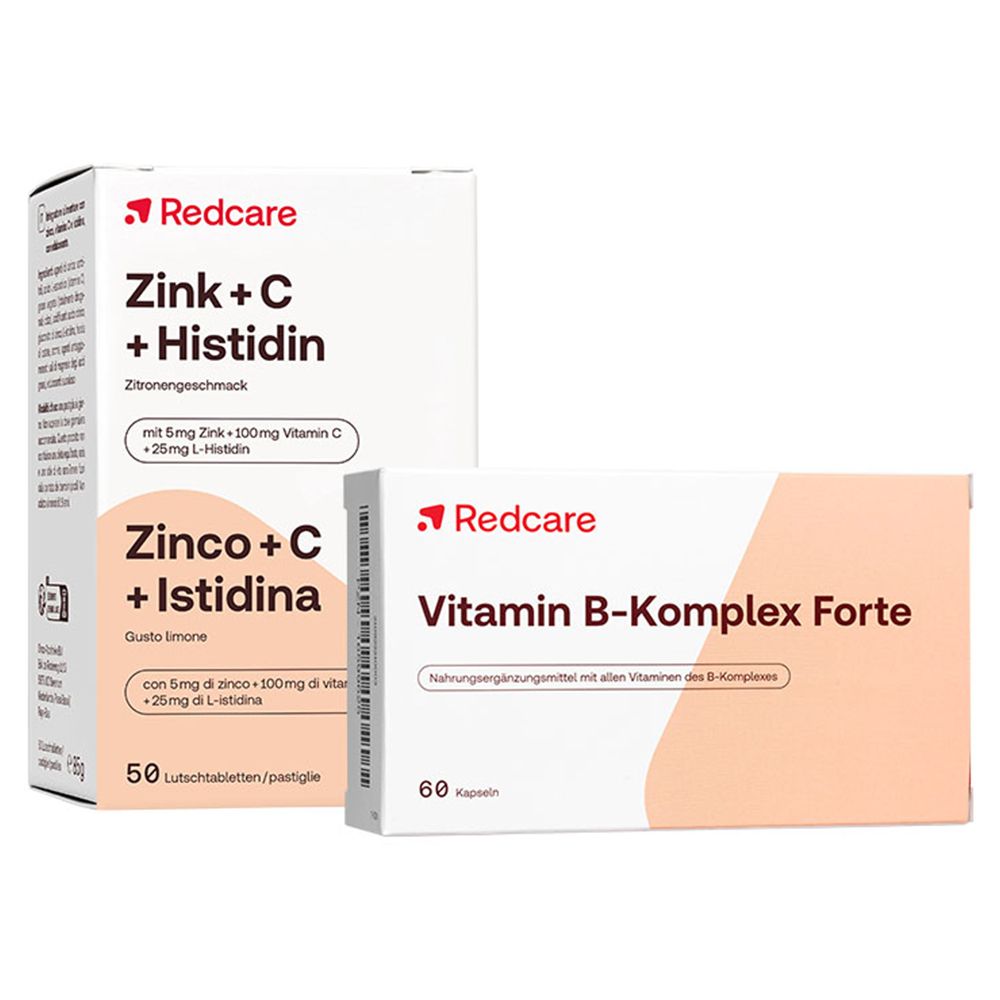 Redcare Zinc + C + Histidine + Vitamine B Complexe Forte