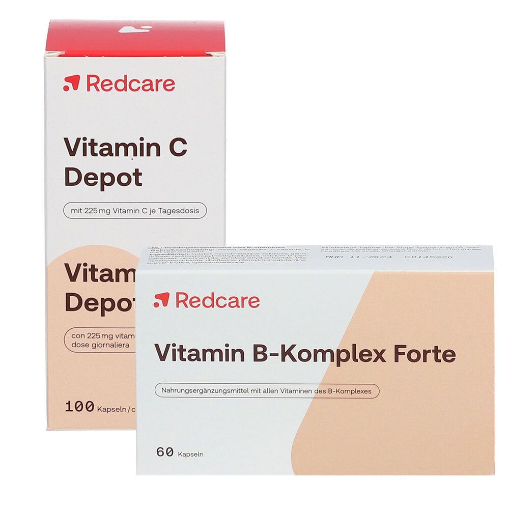 Redcare Vitamine C Depot + Redcare Vitamine B-Complex Forte