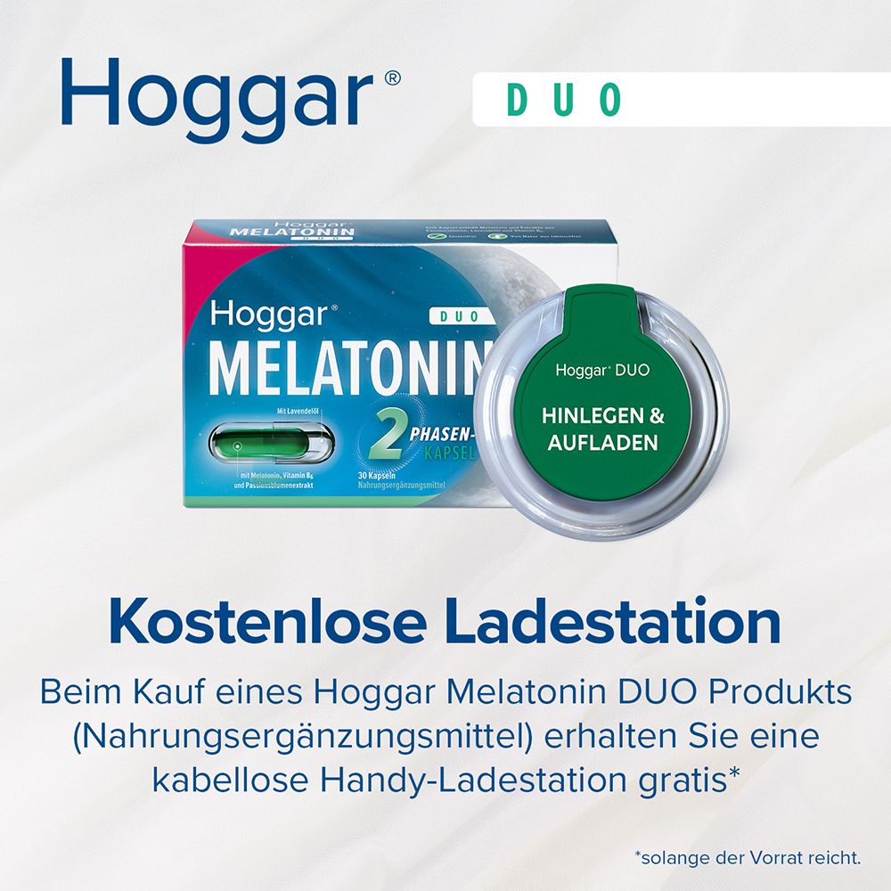 Hoggar Melatonin DUO Kapseln Doppelpack 2x30 St