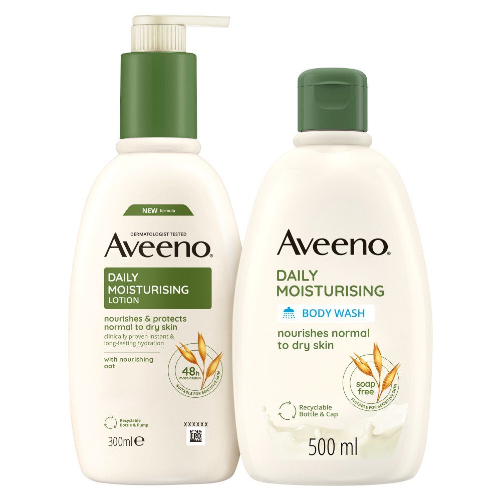 Aveeno® Daily Moisturising Körperlotion & Pflegedusche mit beruhigendem Hafer