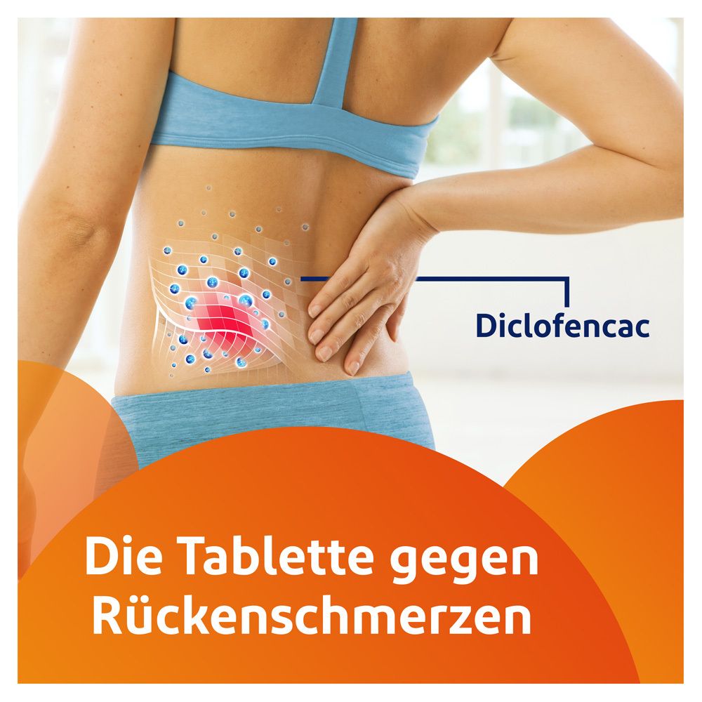 Voltaren Dolo 25mg Tabletten, Schmerztabletten gegen Rückenschmerzen
