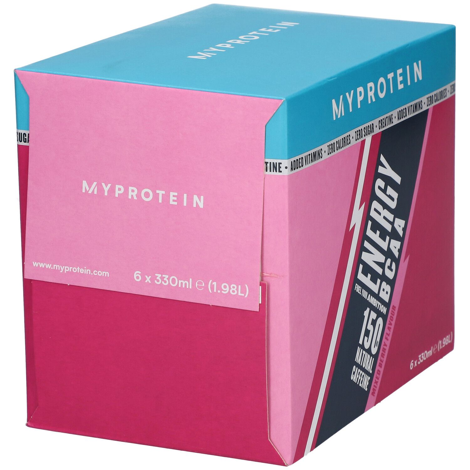 MyProtein Bcaa Energy Drink (6x330ml) Mixed Berry 6x330 ml Getränk