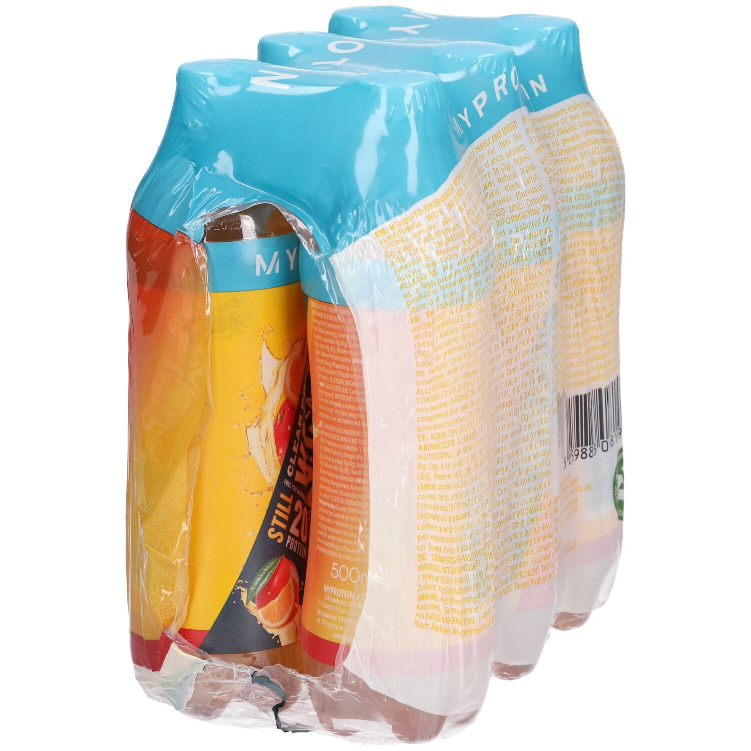 MYPROTEIN Clear Protein Water Orange & Mango