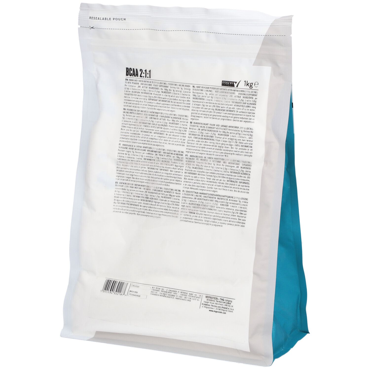 MyProtein BCAA 2:1:1 Unflavoured