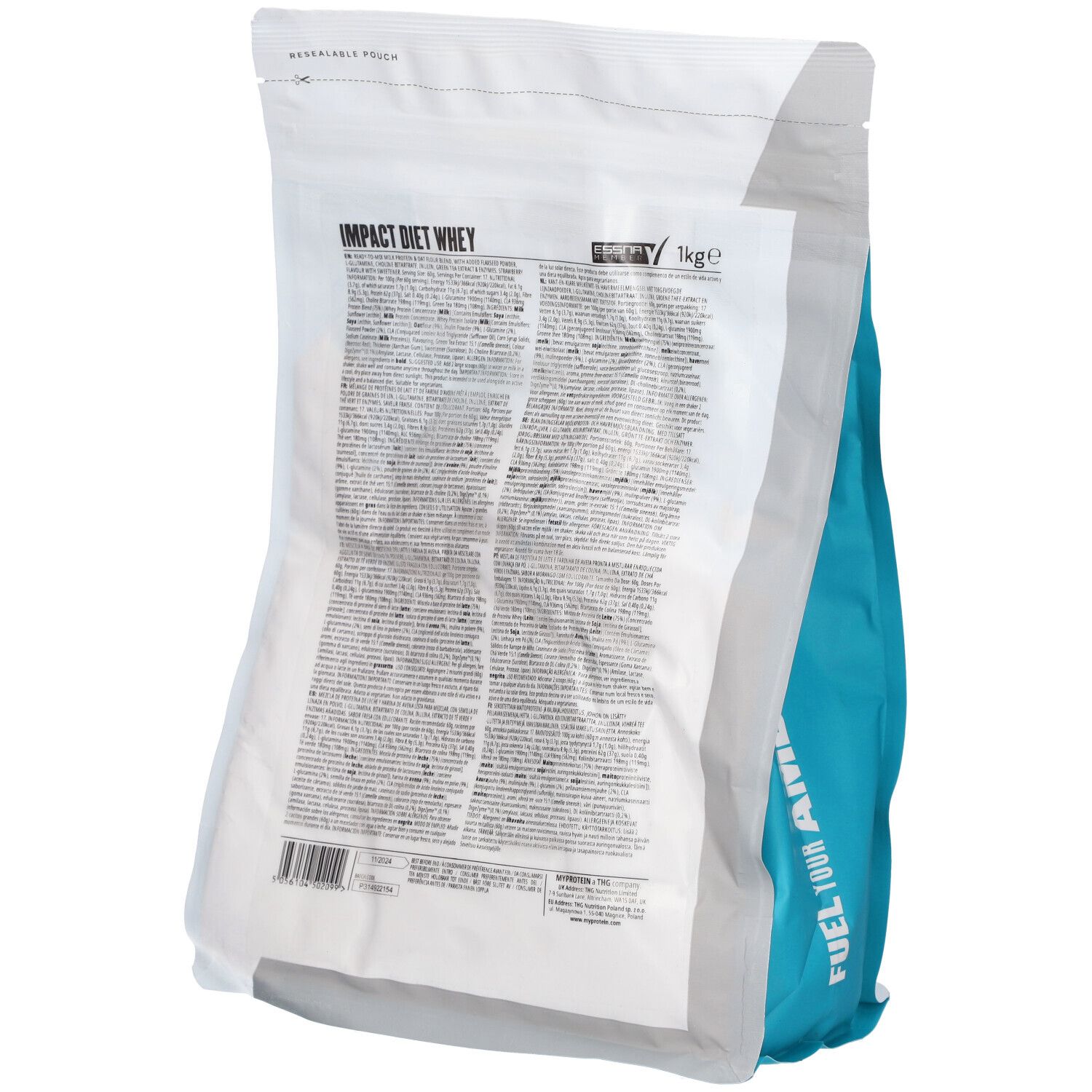 MyProtein Impact Diet Whey Strawberry Shortcake
